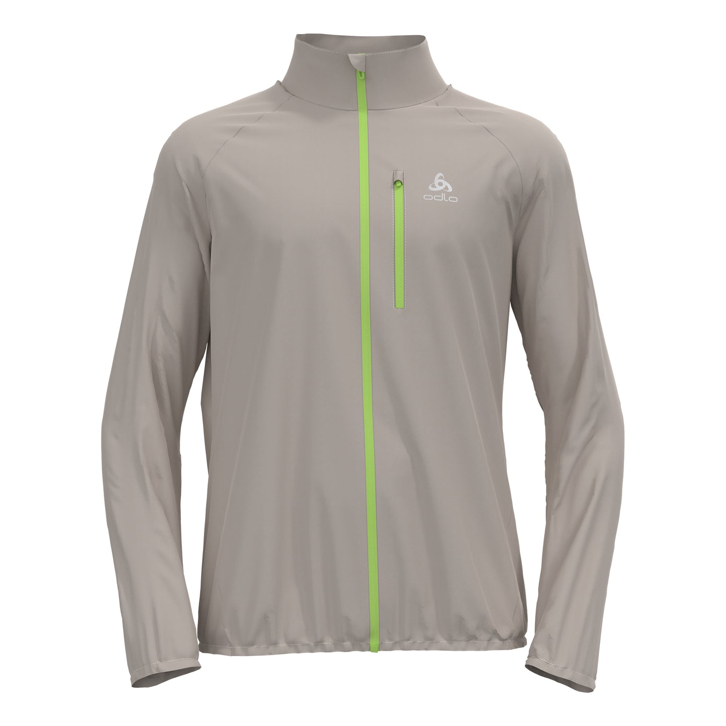 Odlo Zeroweight Laufjacke Herren - silber,