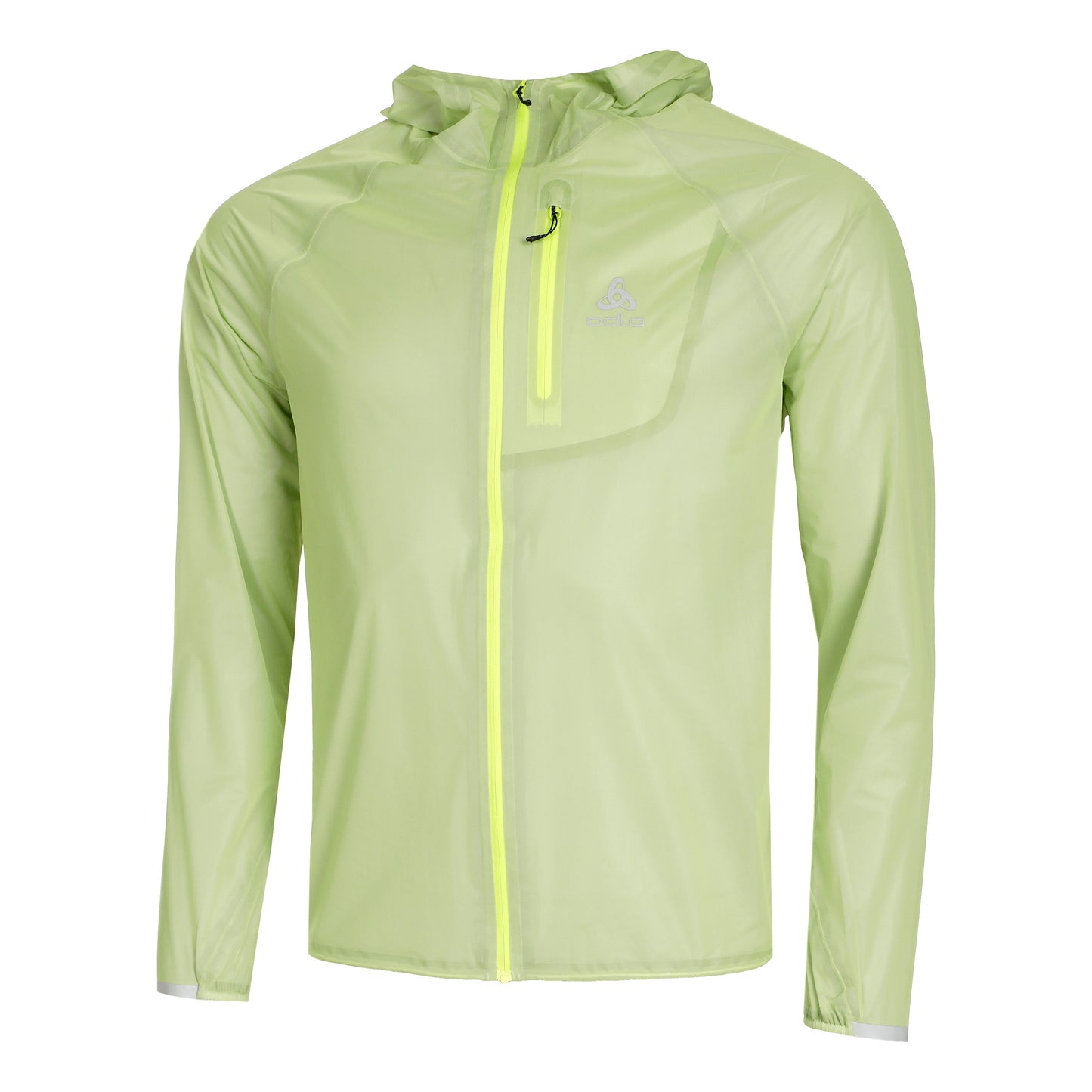 Odlo Zeroweight Dual Dry PK Waterproof Running jacket Men-light green