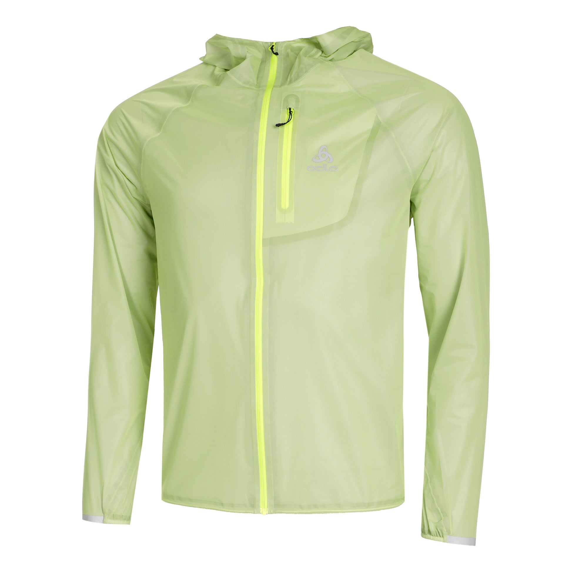 Odlo Zeroweight Dual Dry PK Waterproof Running jacket Men-light green