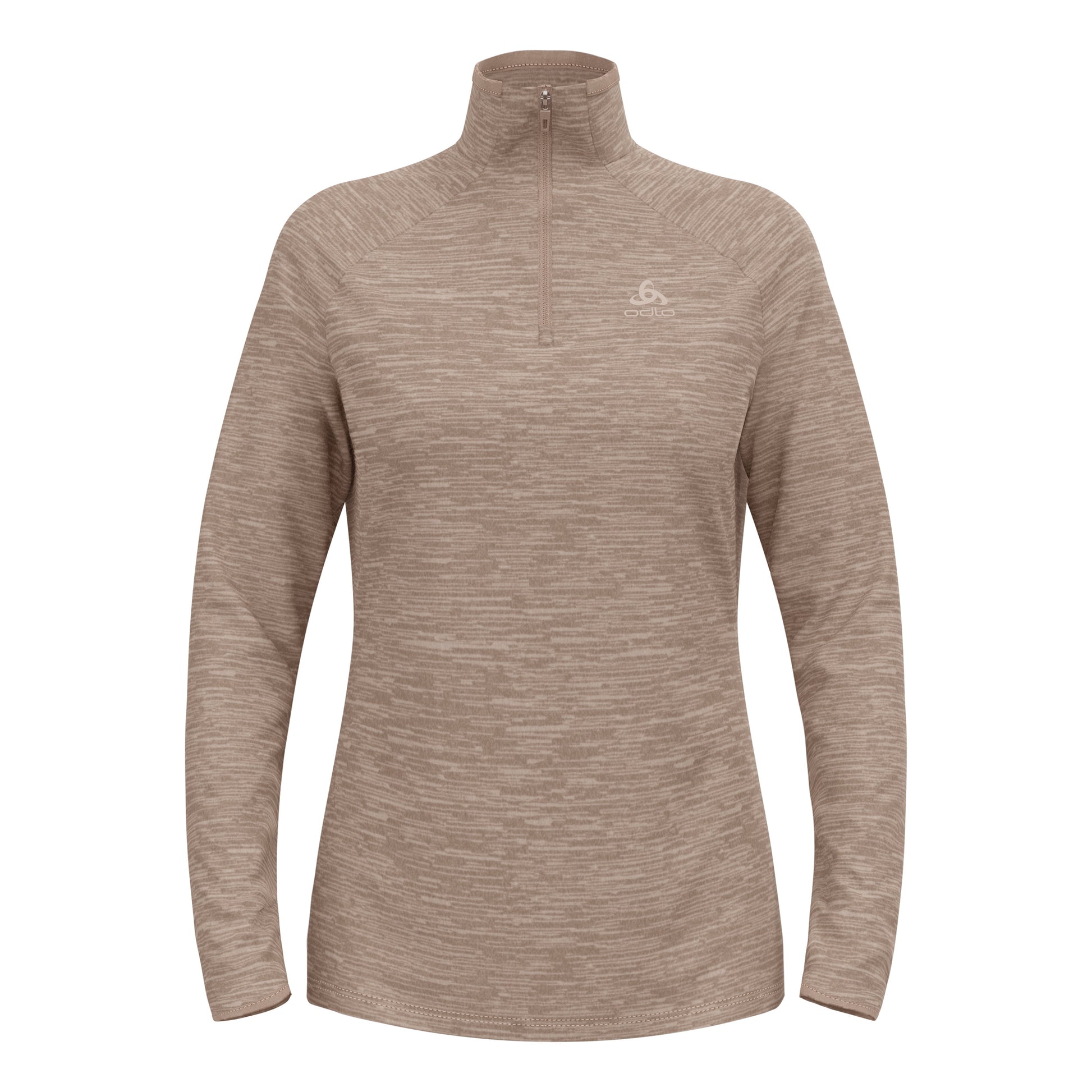 Odlo Essential Thermal Mid Layer 1/2 Zip Longsleeve Damen-Grau