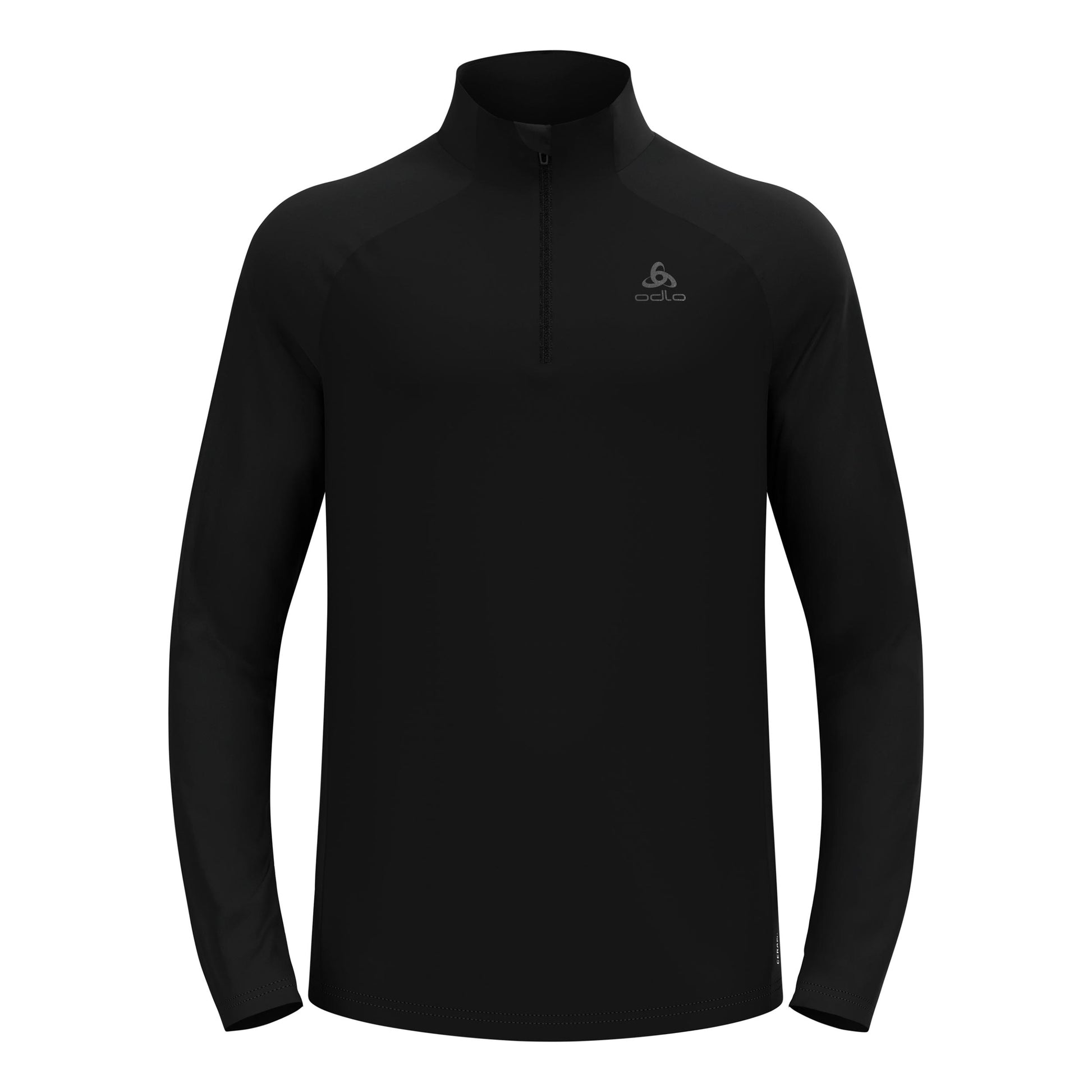 Odlo Essential Ceramiwarm Mid Layer 1/2 Zip Running shirt Men - black