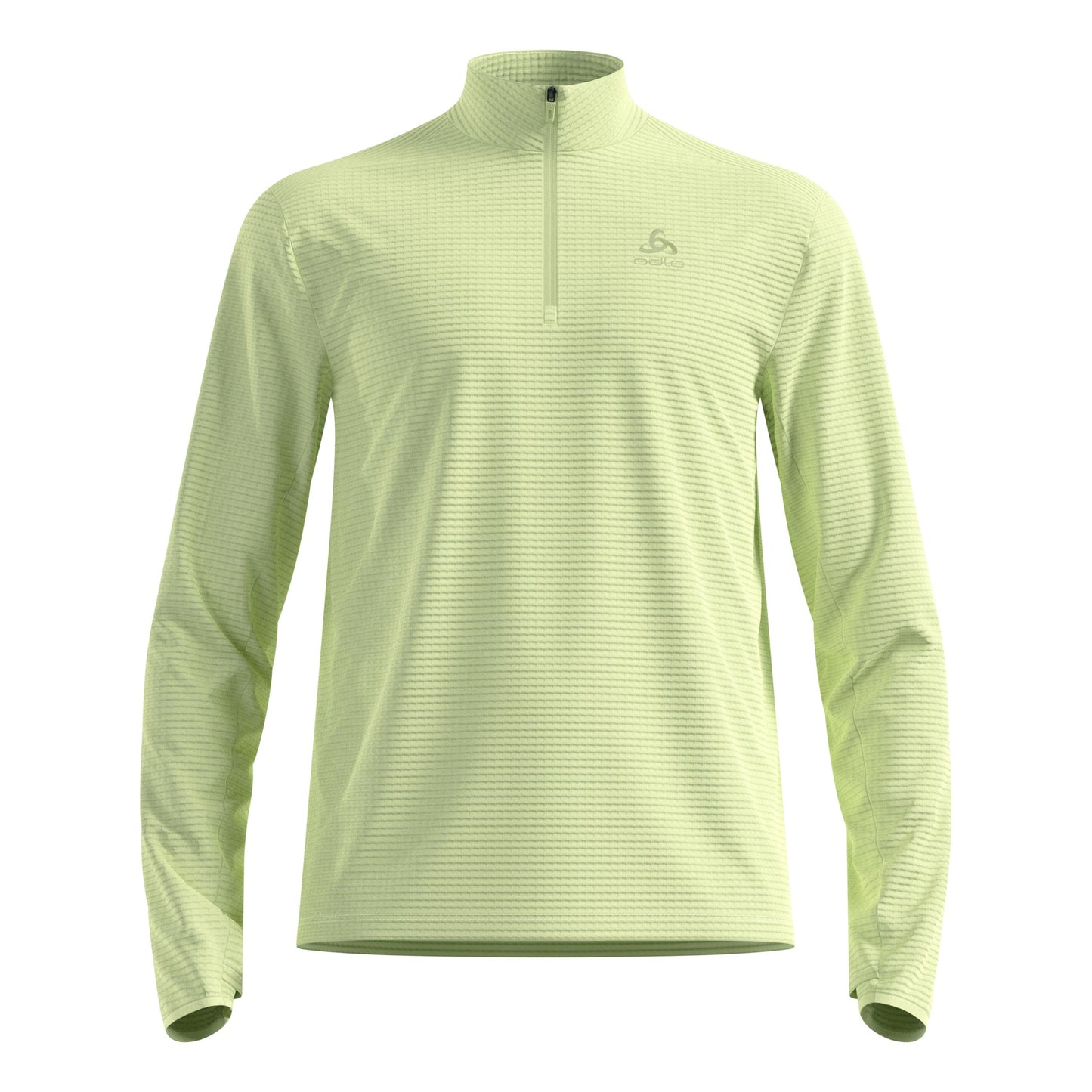 Odlo Essential Thermal Midlayer 1/2 Zip Running shirt Men-lime
