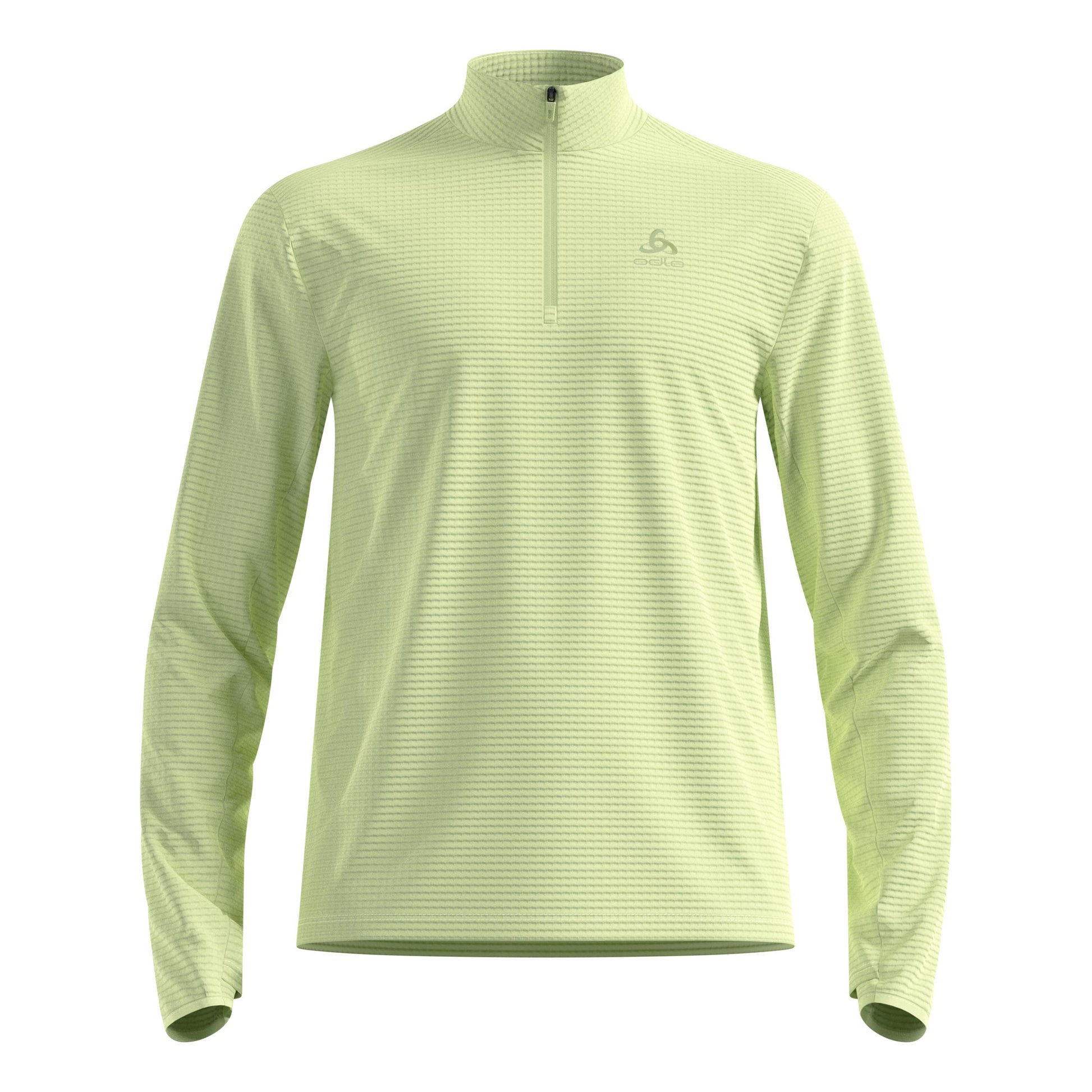 Odlo Essential Thermal Midlayer 1/2 Zip Running shirt Men-lime