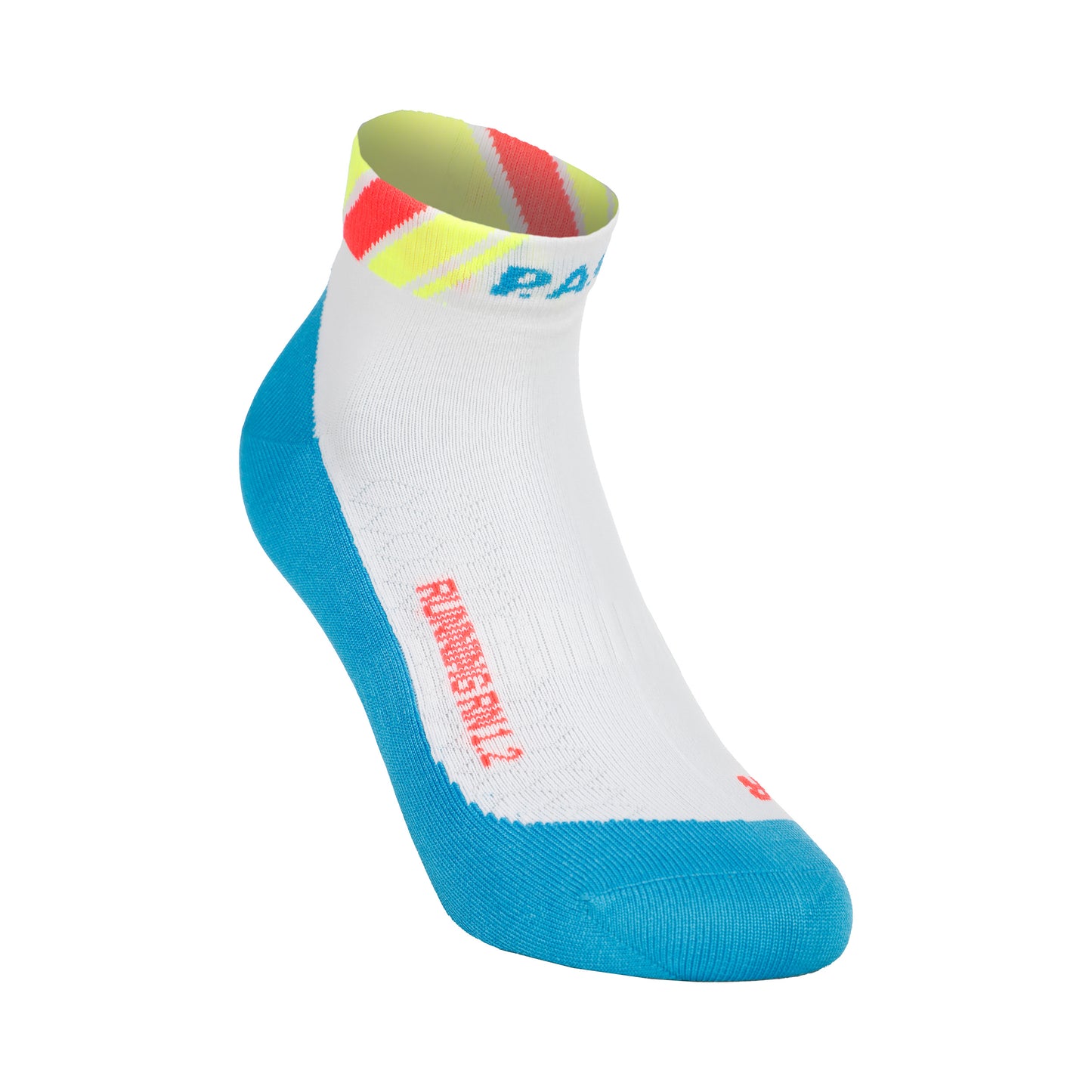 P.A.C. RN 1.2 Reflective Ultralight Speed Laufsocken Damen-Weiß,Blau