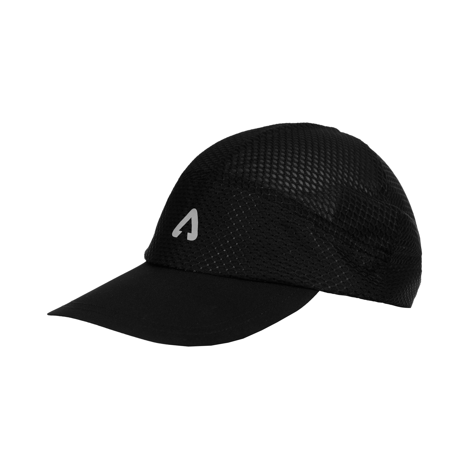 P.A.C. Mesh Run Cap-Schwarz
