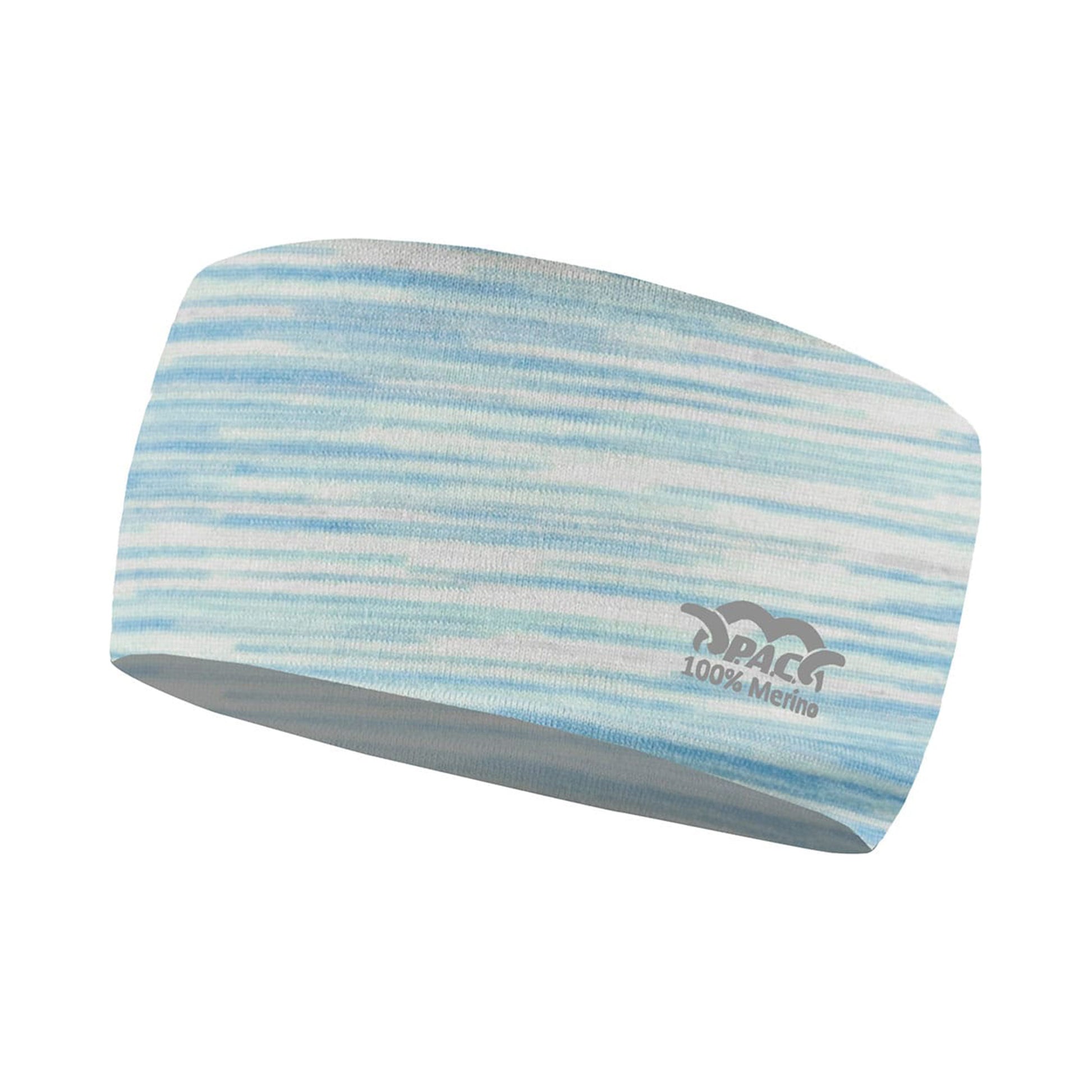 P.A.C. Merino Headband-Cream,Blue