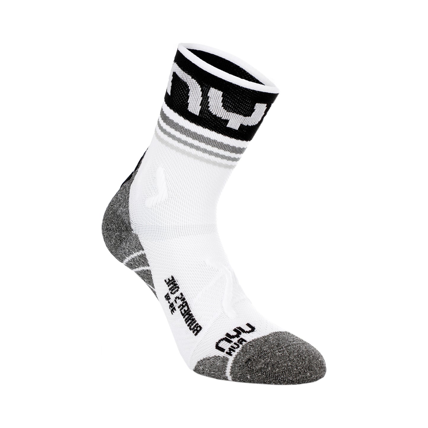 UYN Runner's One Short Laufsocken Damen-Weiß,Schwarz