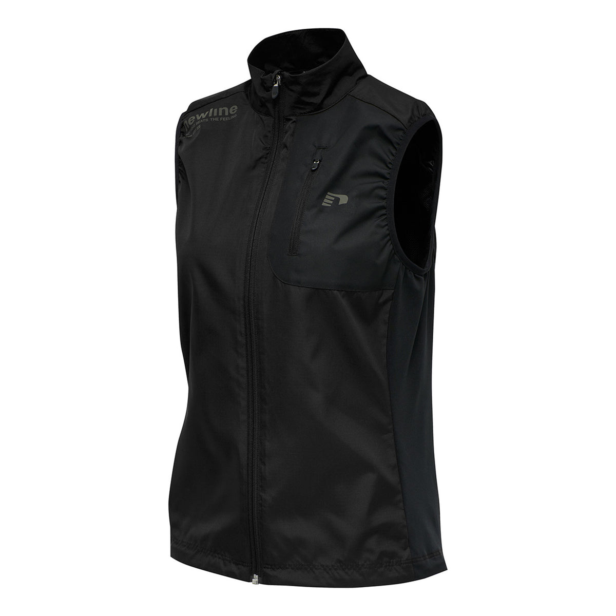 Newline Gilet Tech Laufweste Damen-Schwarz