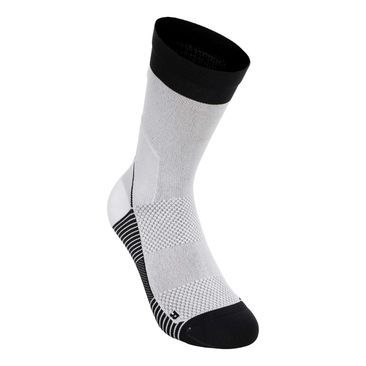 The North Face Trail Run Light Crew Running Socks-Black,White