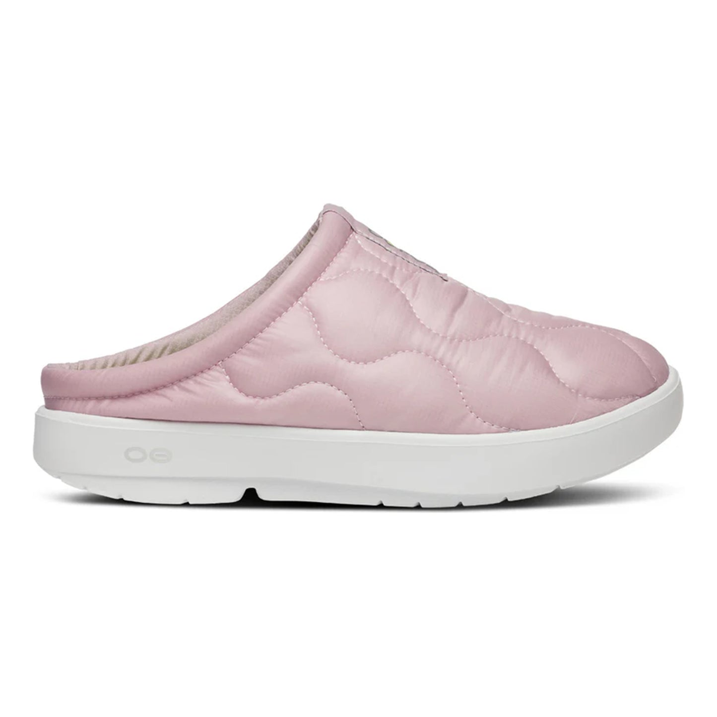 OOFOS Oocoozie Thermo Mule Recoveryschuh Unisex - rosa, neongrün