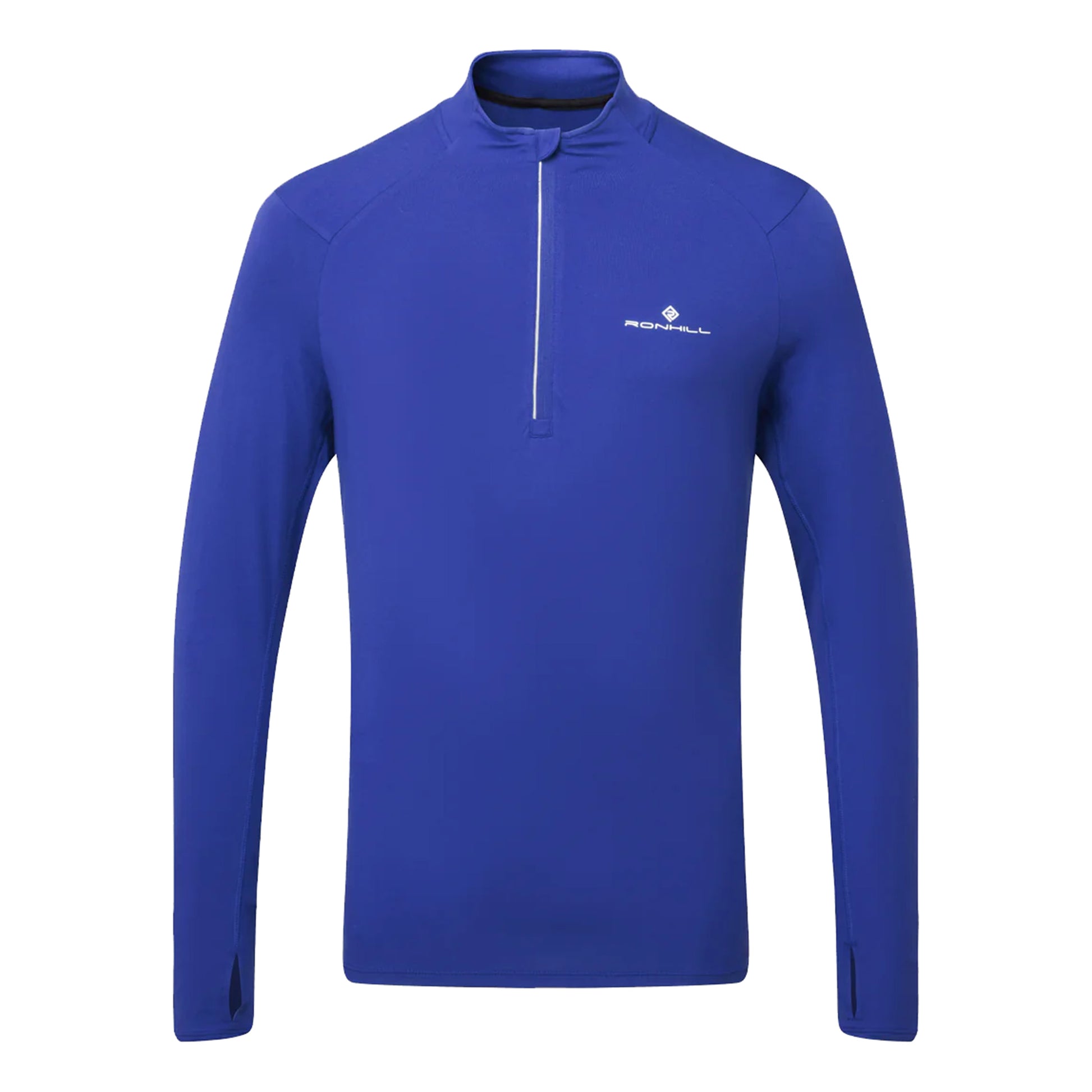 Ronhill Core Thermal 1/2 Zip Laufshirt Herren-Blau