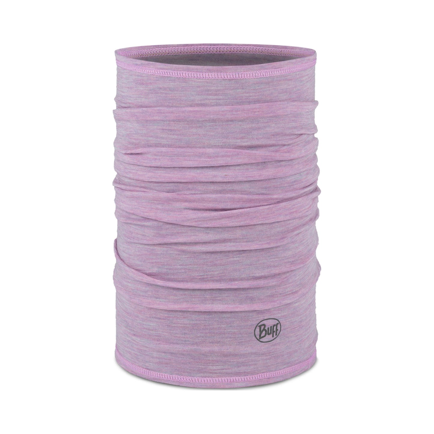 Buff Merino Lightweight Tube scarf -violet