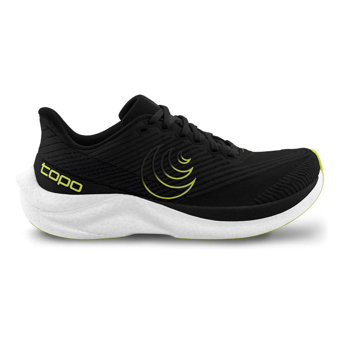 TOPO ATHLETIC Cyclone 3 Competition Running Shoe Men-Black,Lime