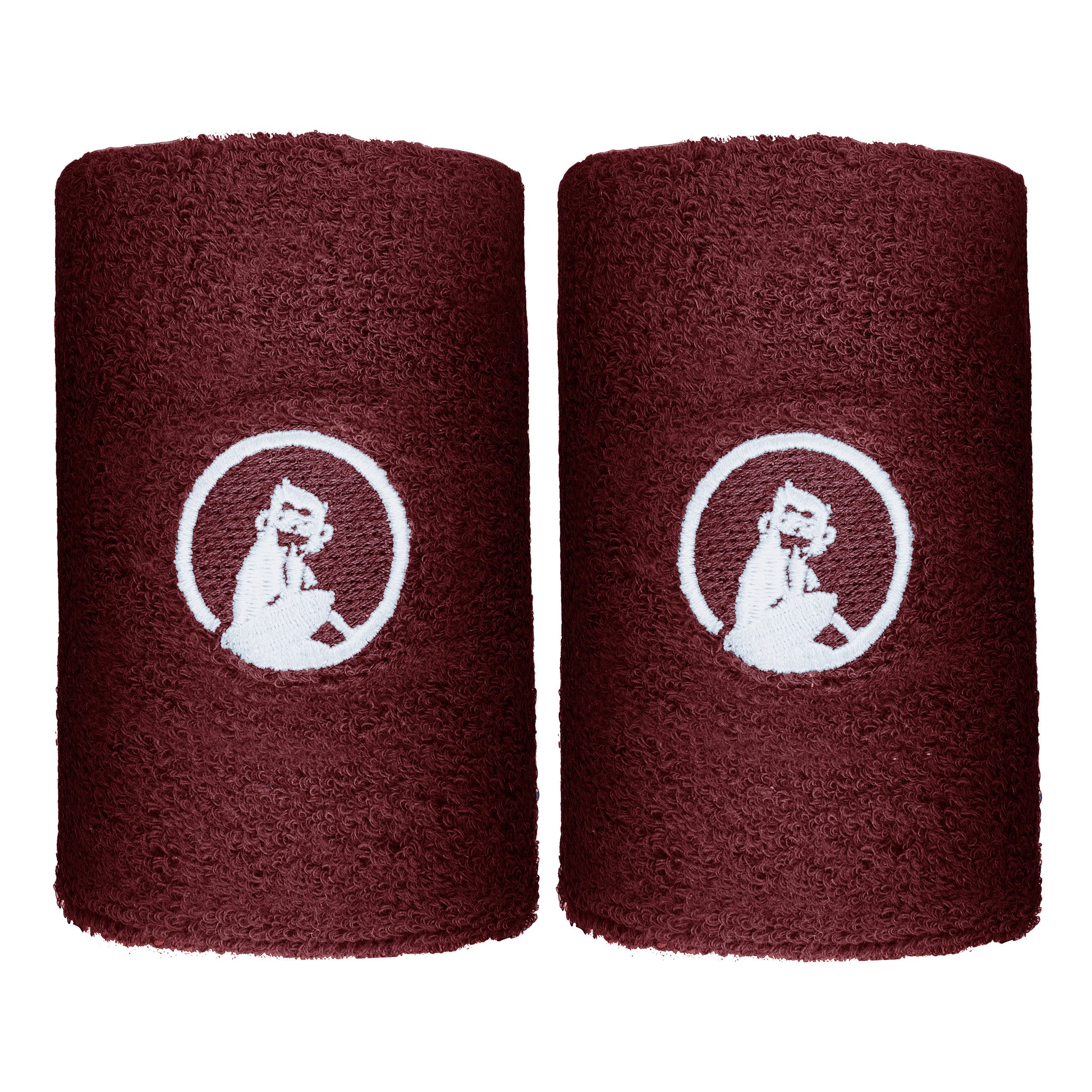 Quiet Please Wristband 2 Pack long - wine red