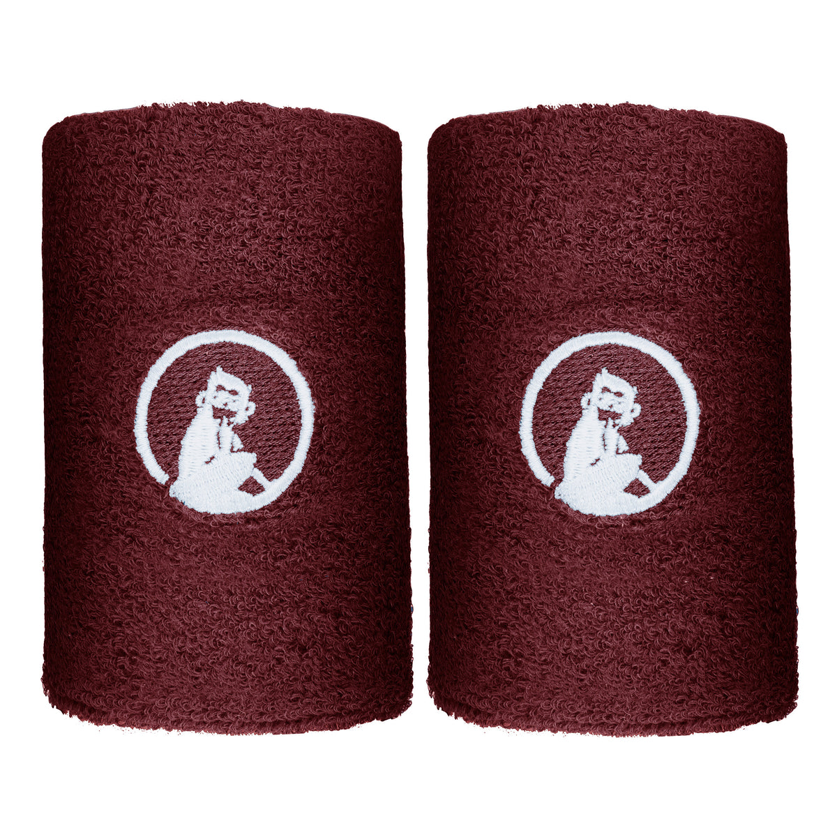 Quiet Please Wristband 2 Pack long - wine red