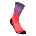 Performance Run Crew  Laufsocken - lila, rot
