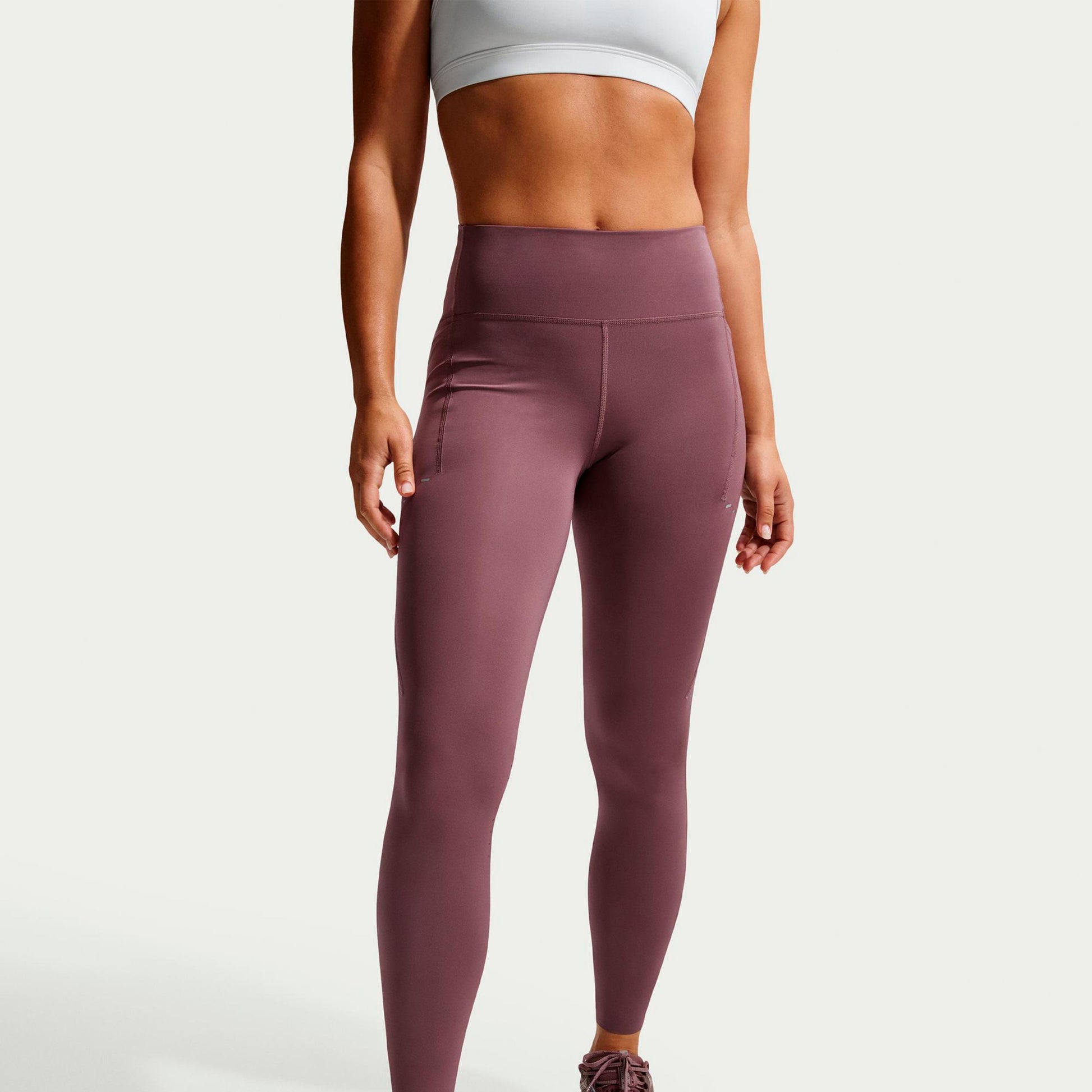 Nike Swift Lauftight Damen - braun, silber