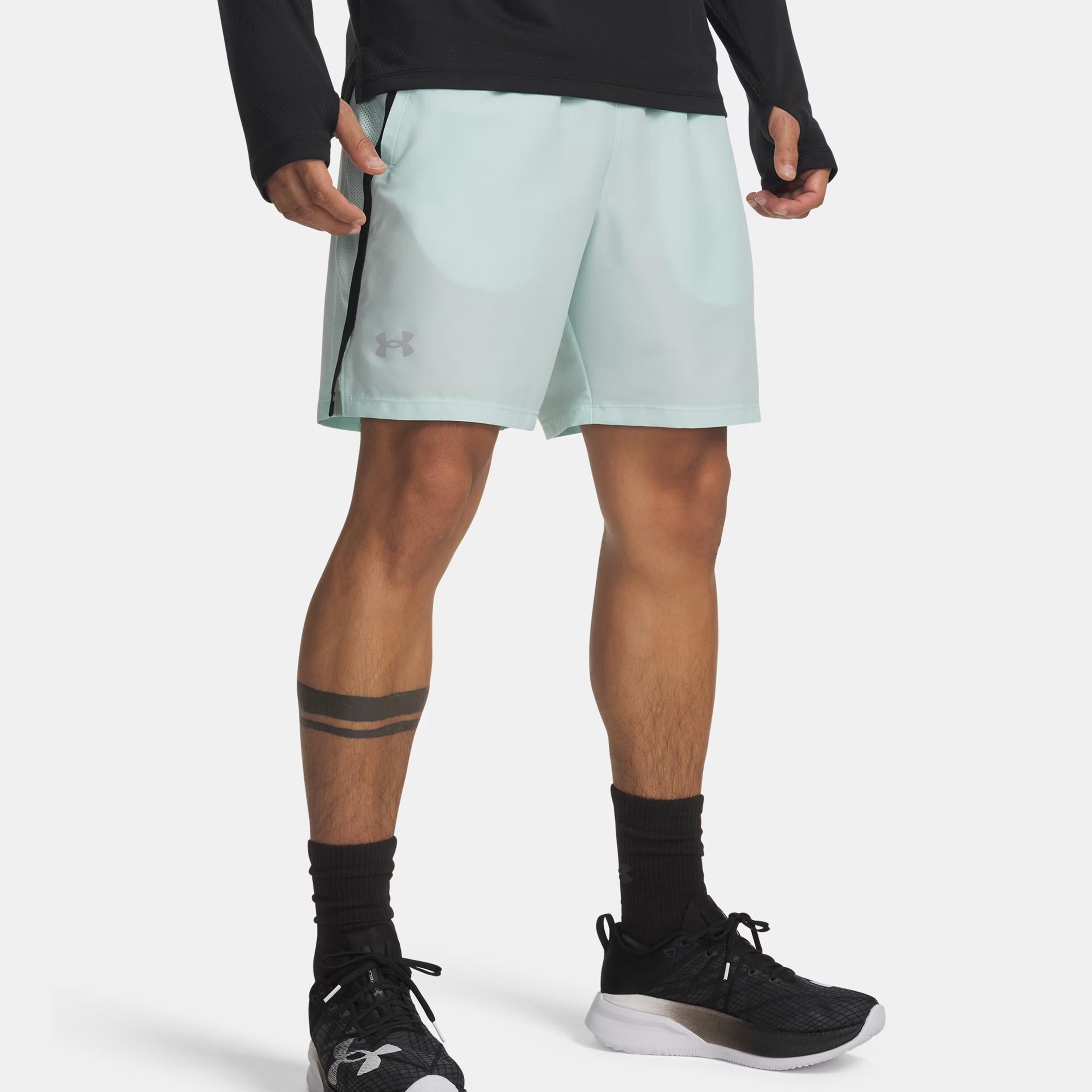 Under Armour Launch 7in  Running shorts Men - mint, black