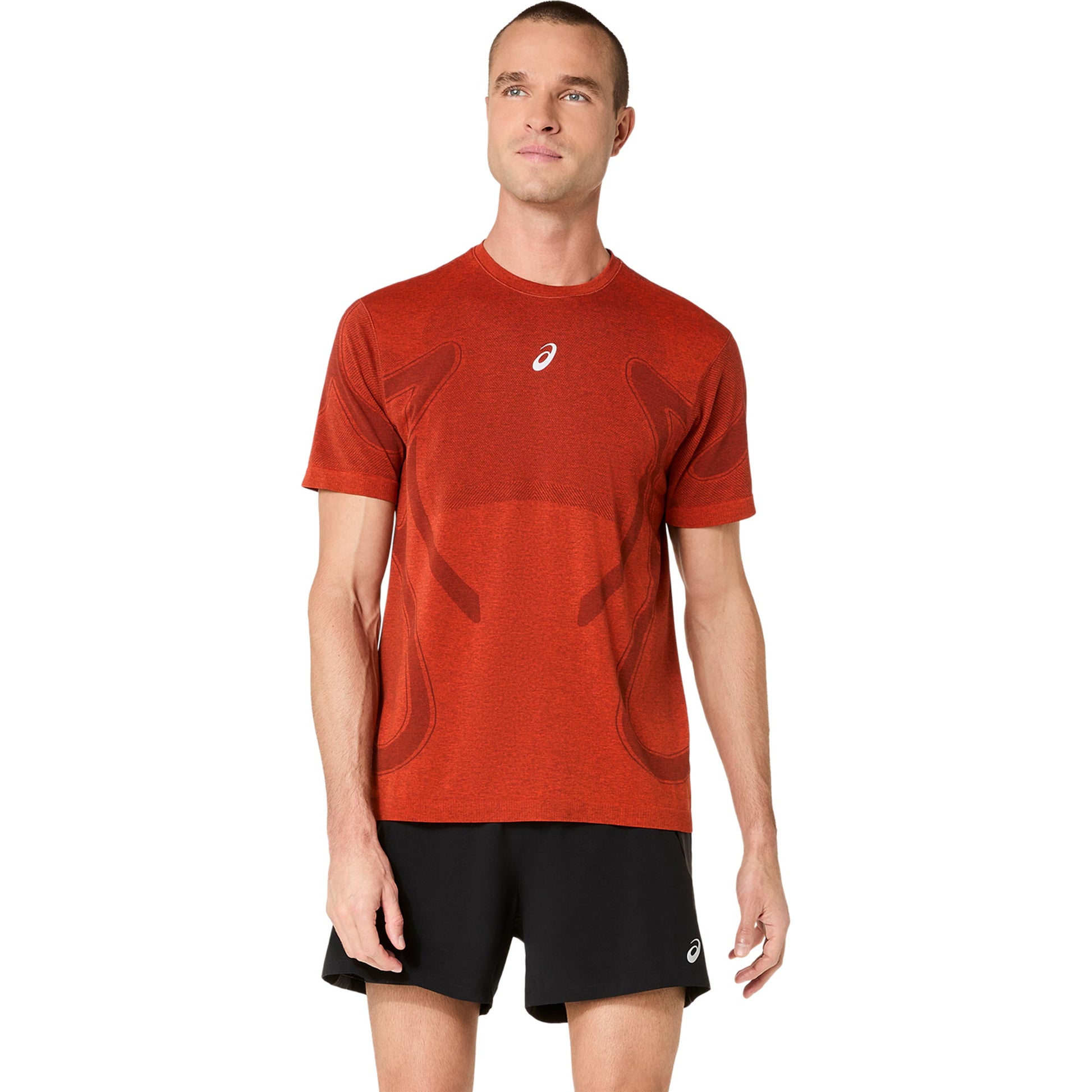 ASICS Road Seamless  Running shirt Men - dark red