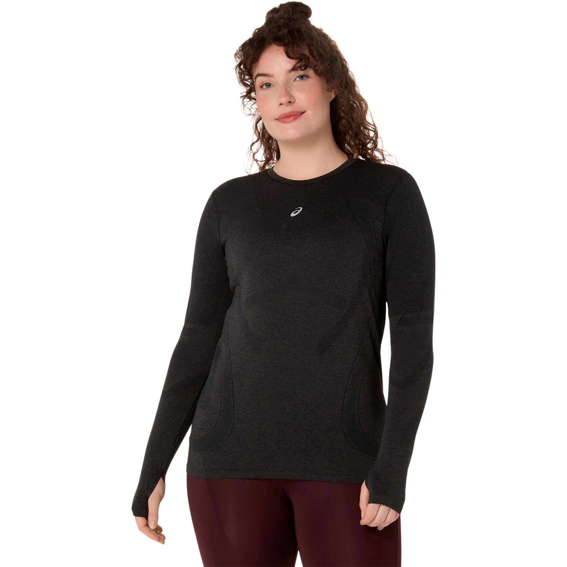 ASICS Road Seamless  Running shirt Women - black, grey
