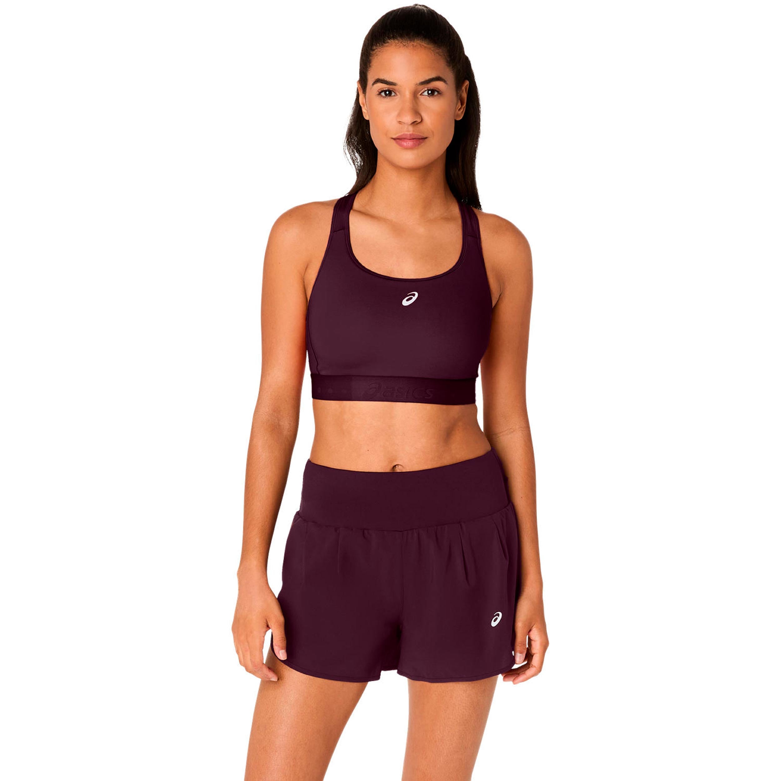 ASICS Road Compression  Sports bras Women - wine red