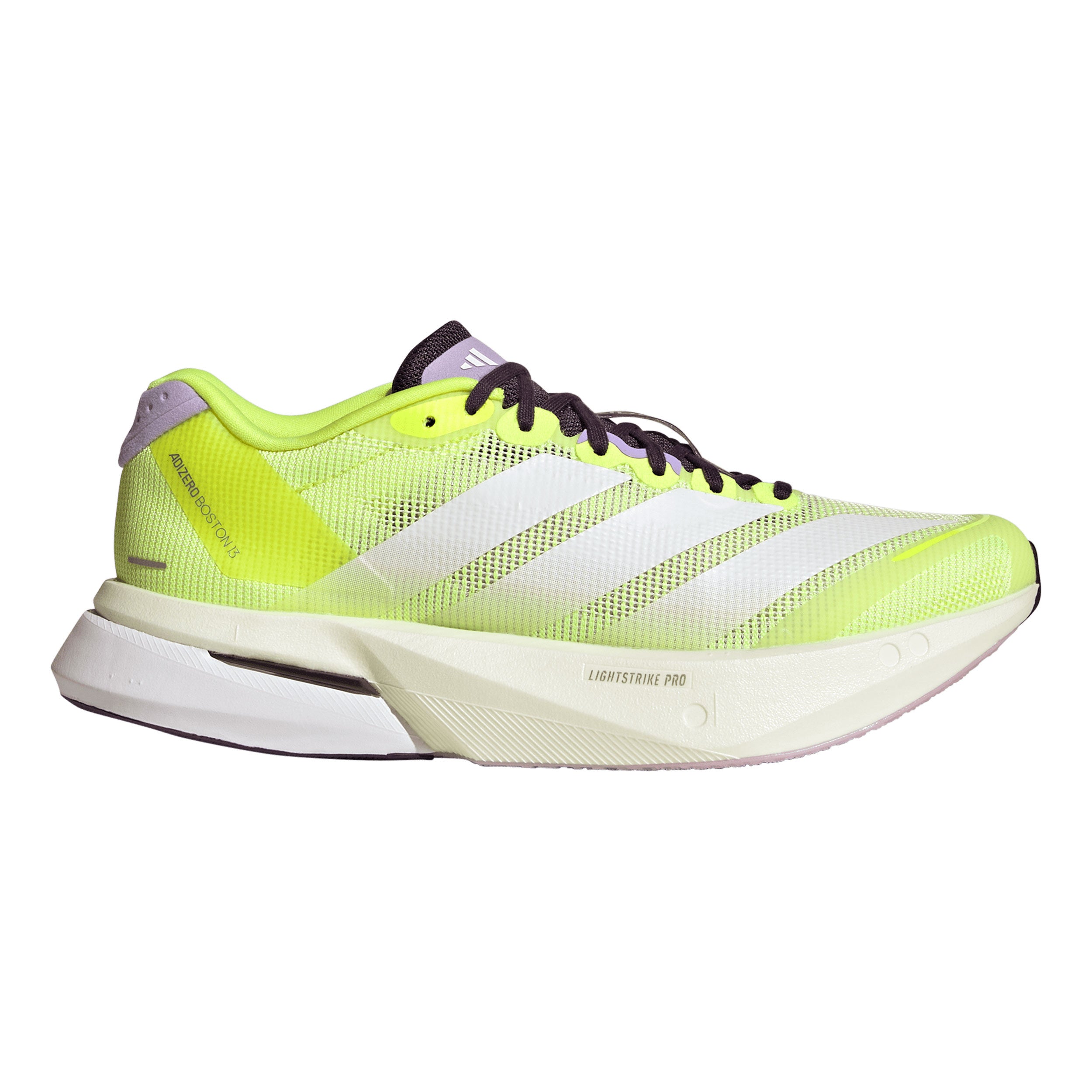 adidas adizero Boston 13 Wettkampfschuh Damen - neongelb, weiß