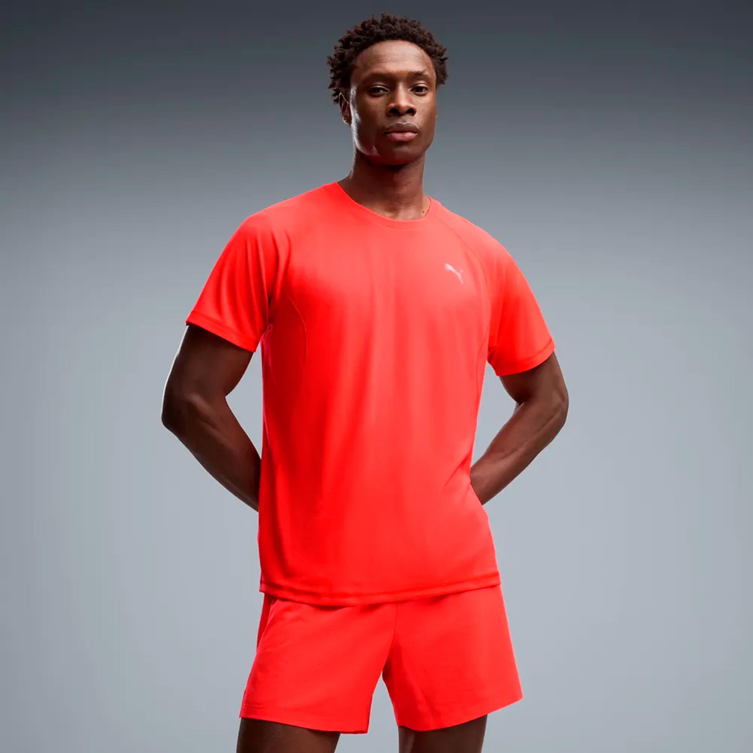 Puma Velocity  Laufshirt Herren - rot