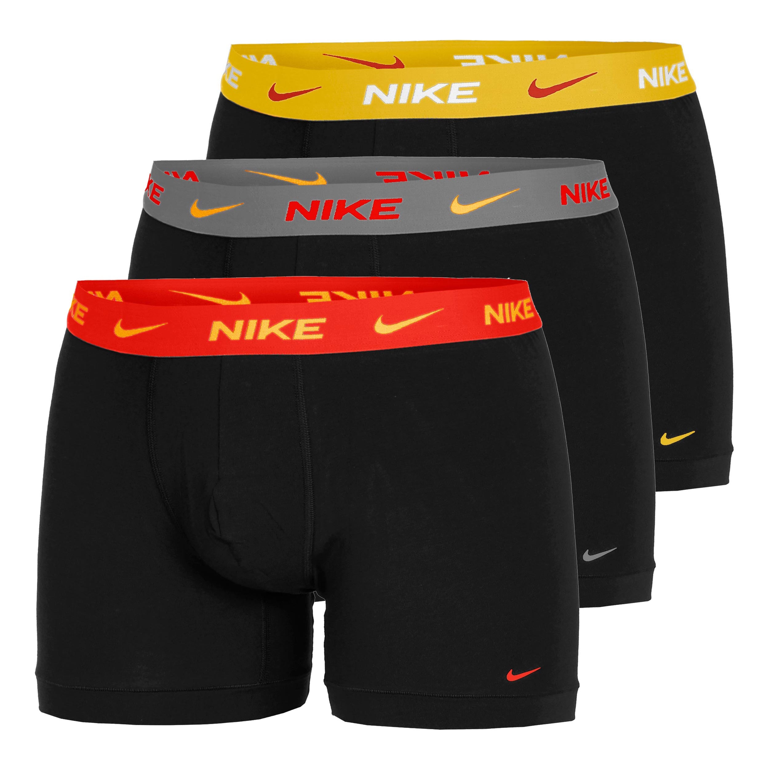 Nike Dri-Fit Essential Micro Trunk Boxer Short - 3er Pack Herren-schwarz, mehrfarbig