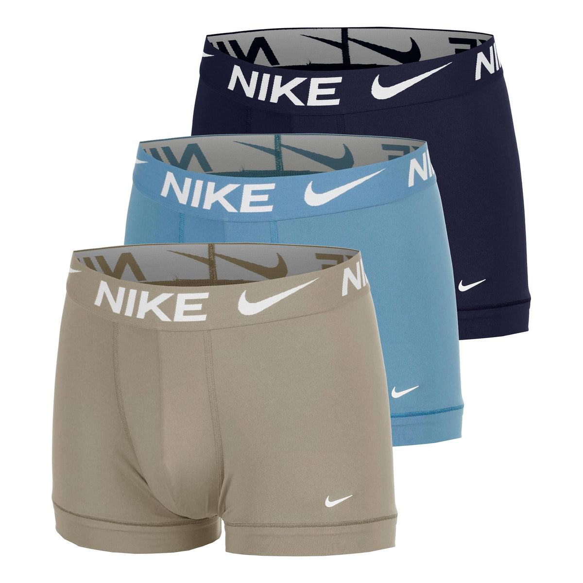 Nike Dri-Fit Essential Micro Trunk Boxer Short 3er Pack Herren - beige, mehrfarbig