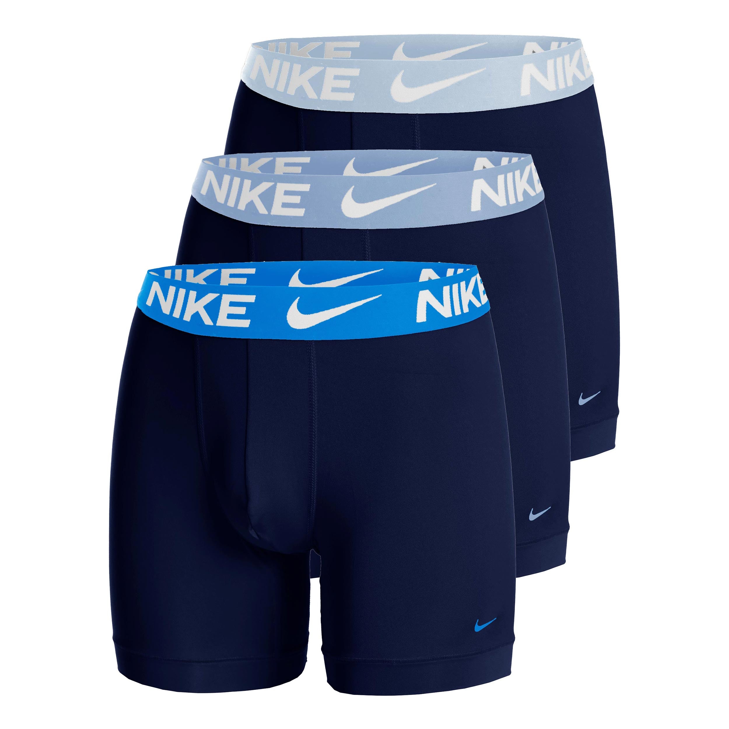 Nike Essential Micro Boxer Short - 3er Pack Herren-blau, mehrfarbig