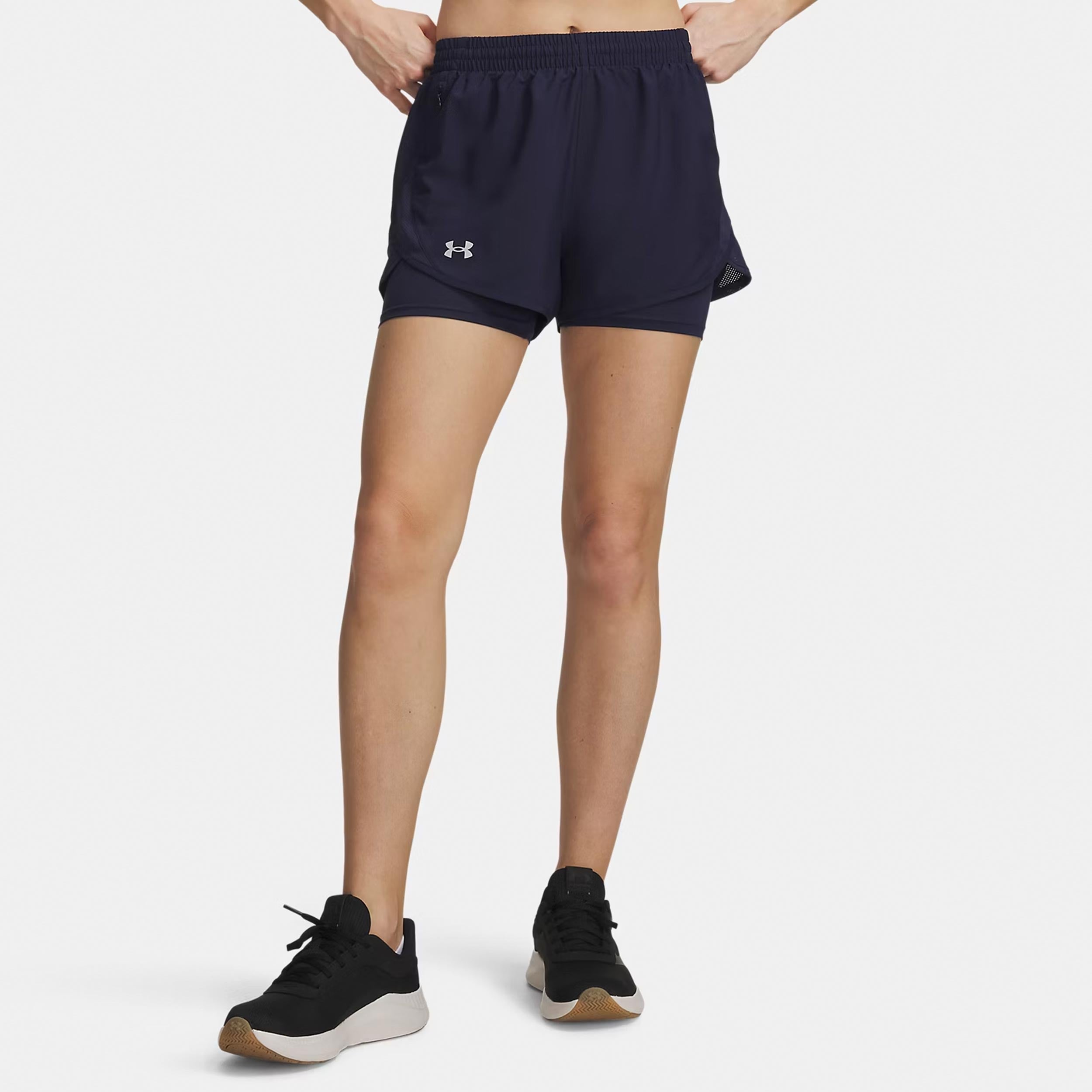Under Armour Fly By 2in1  Running shorts Women - dark blue