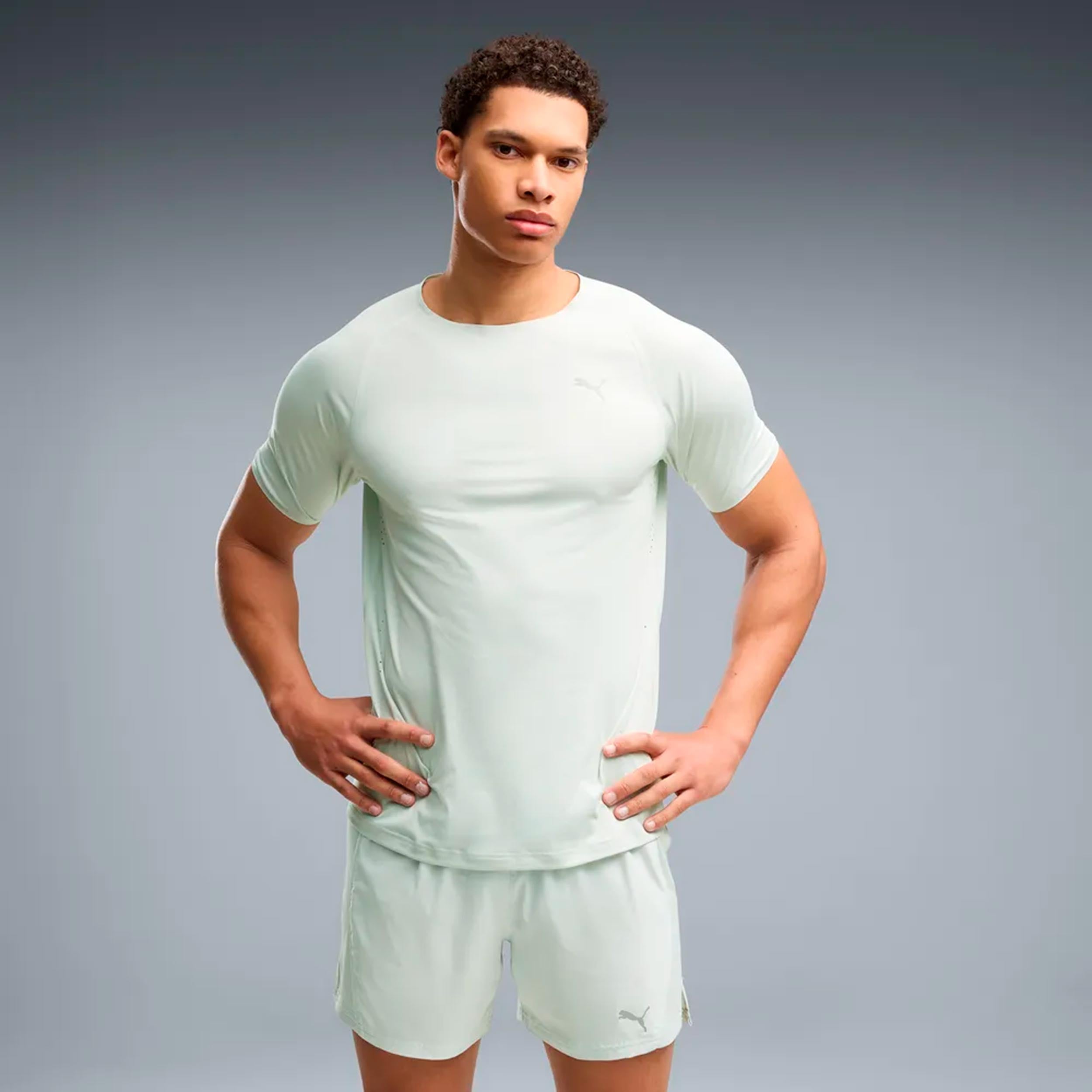 Puma Everyday Cloudspun  Running shirt Men - light green