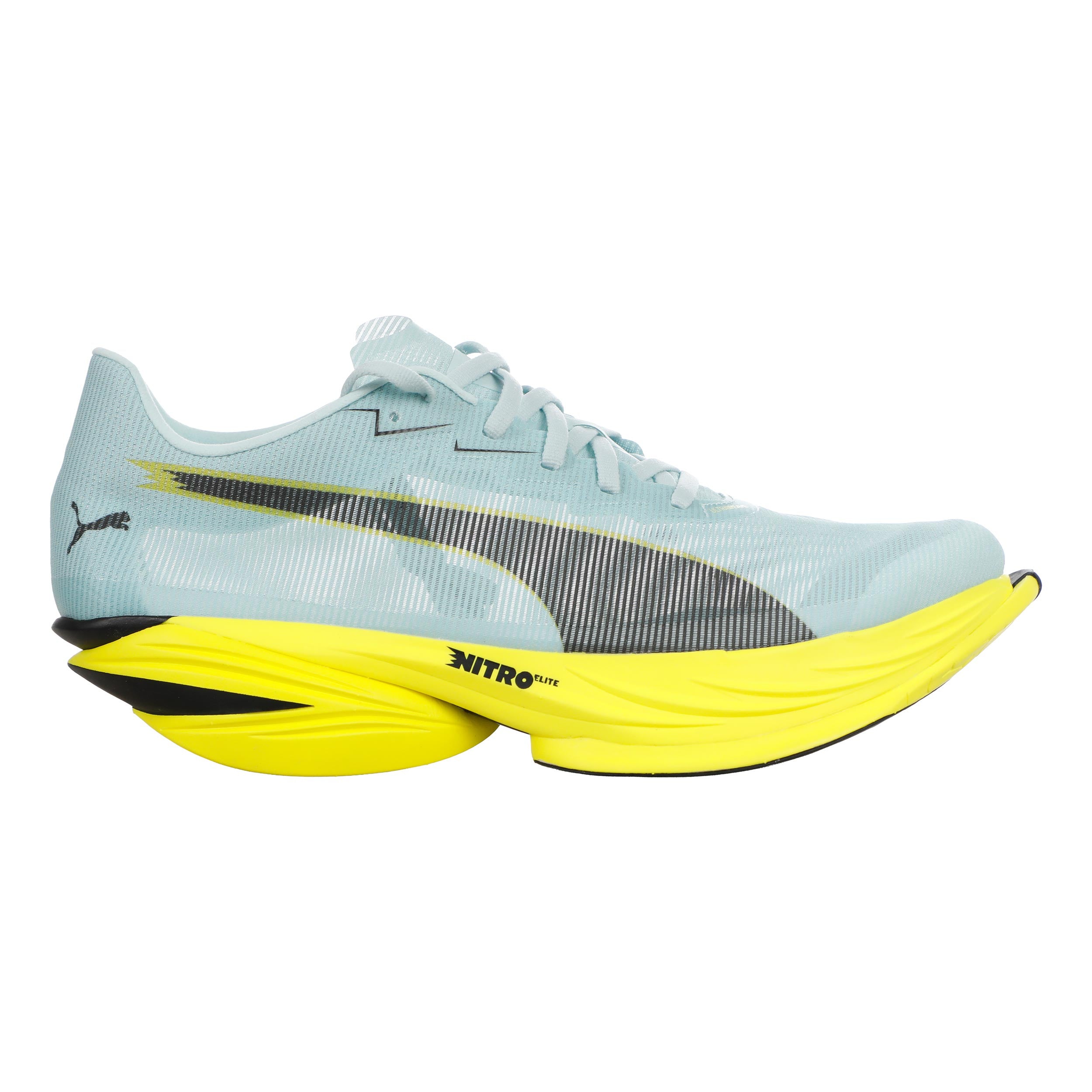 Puma FAST-R Nitro Elite 3 Competition running shoe Men-light blue, yellow