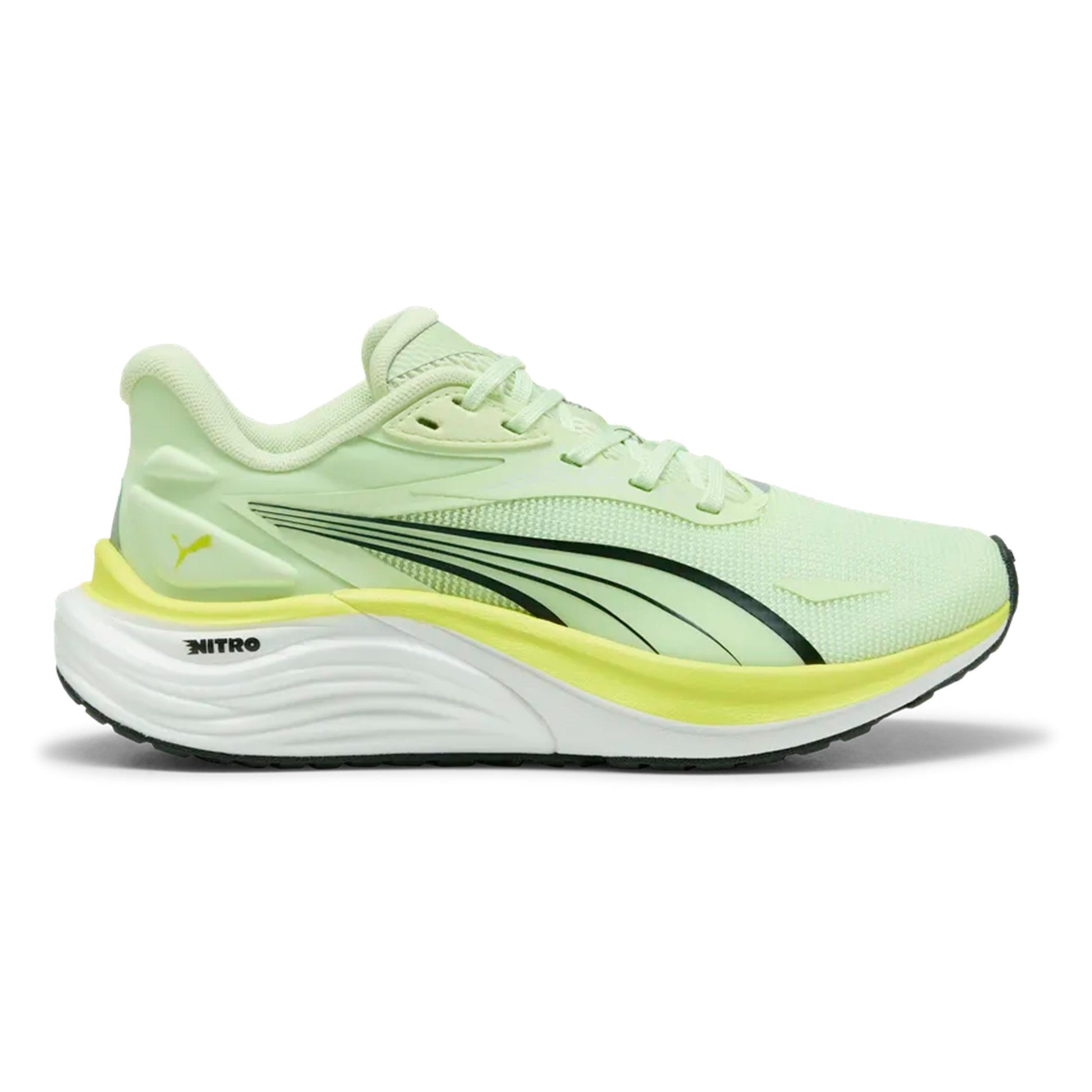 Puma Electrify Nitro 4 Jr Neutralschuh Kinder-grün, limette