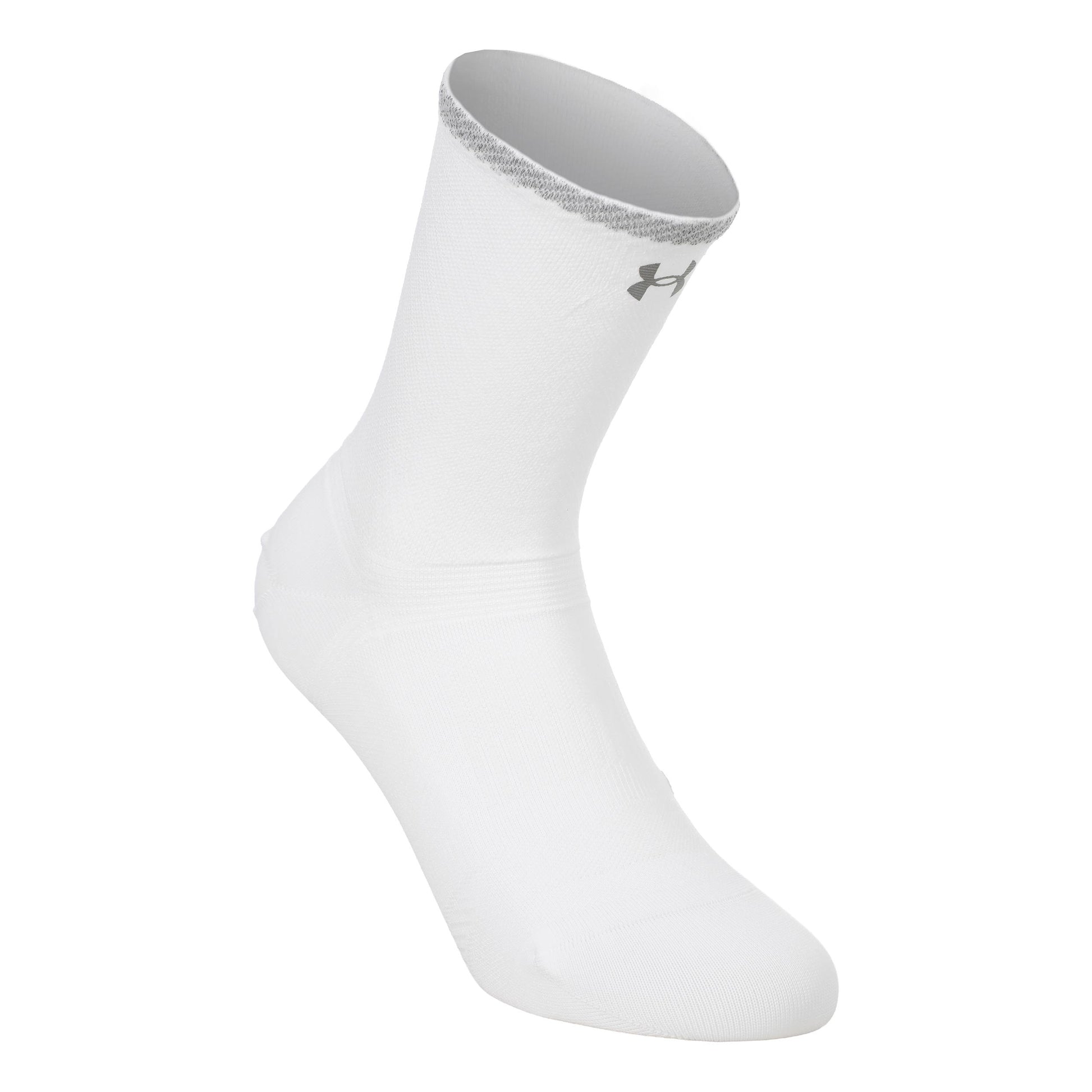 Under Armour Velociti Lite Crew  Running Socks Unisex-white, white