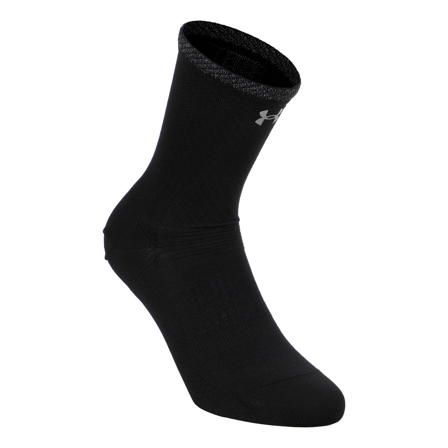 Under Armour Velociti Lite Crew  Laufsocken Unisex-schwarz, schwarz