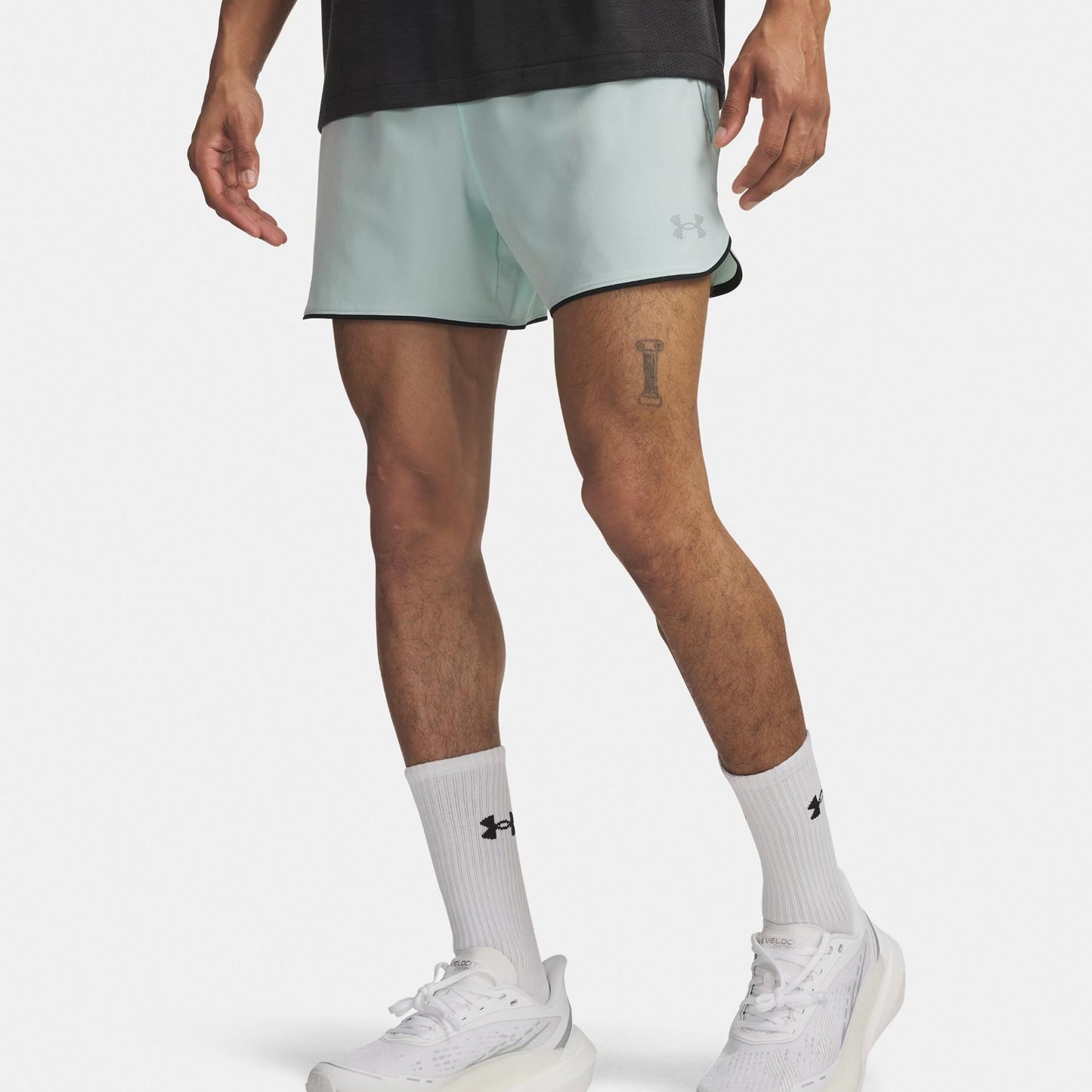 Under Armour Velociti Pro 5in  Laufshorts Herren - mint, silber