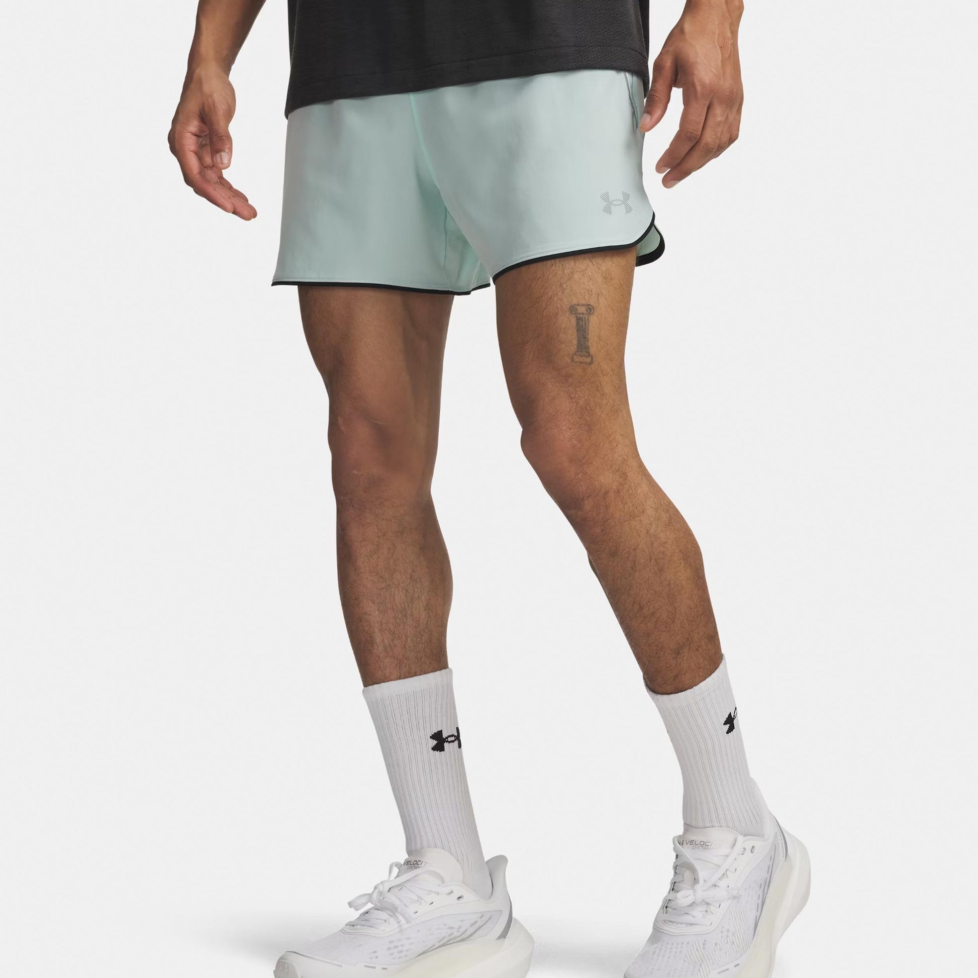 Under Armour Velociti Pro 5in  Laufshorts Herren - mint, silber