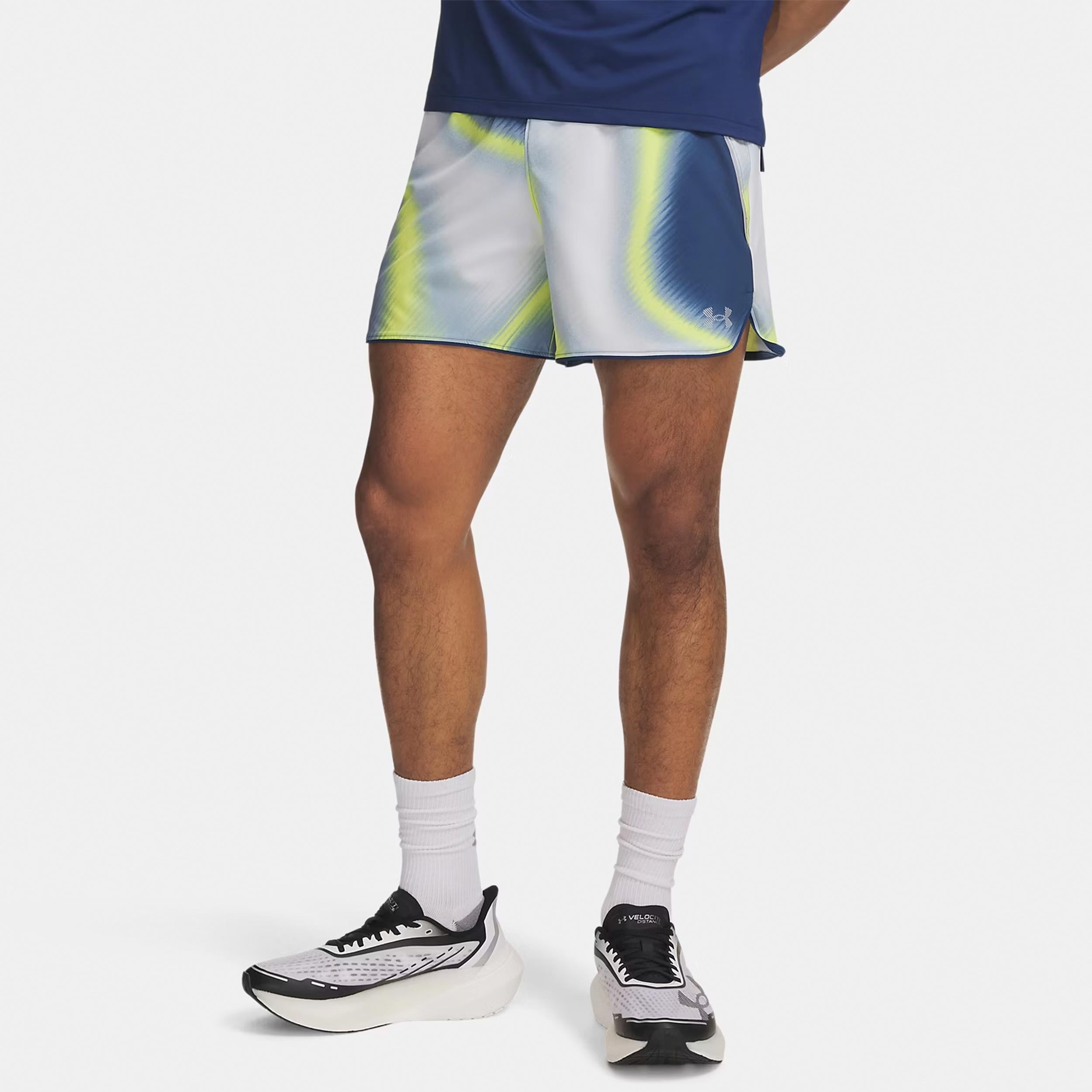 Under Armour Velociti Pro 5in  Laufshorts Herren - blau, mehrfarbig