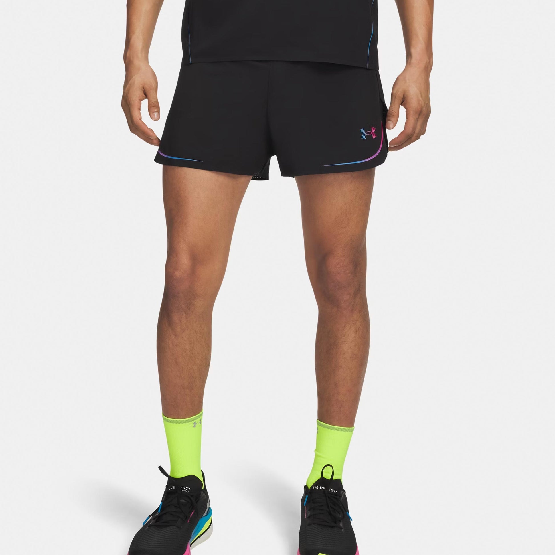Under Armour Velociti Elite  Running shorts Men-black, pink