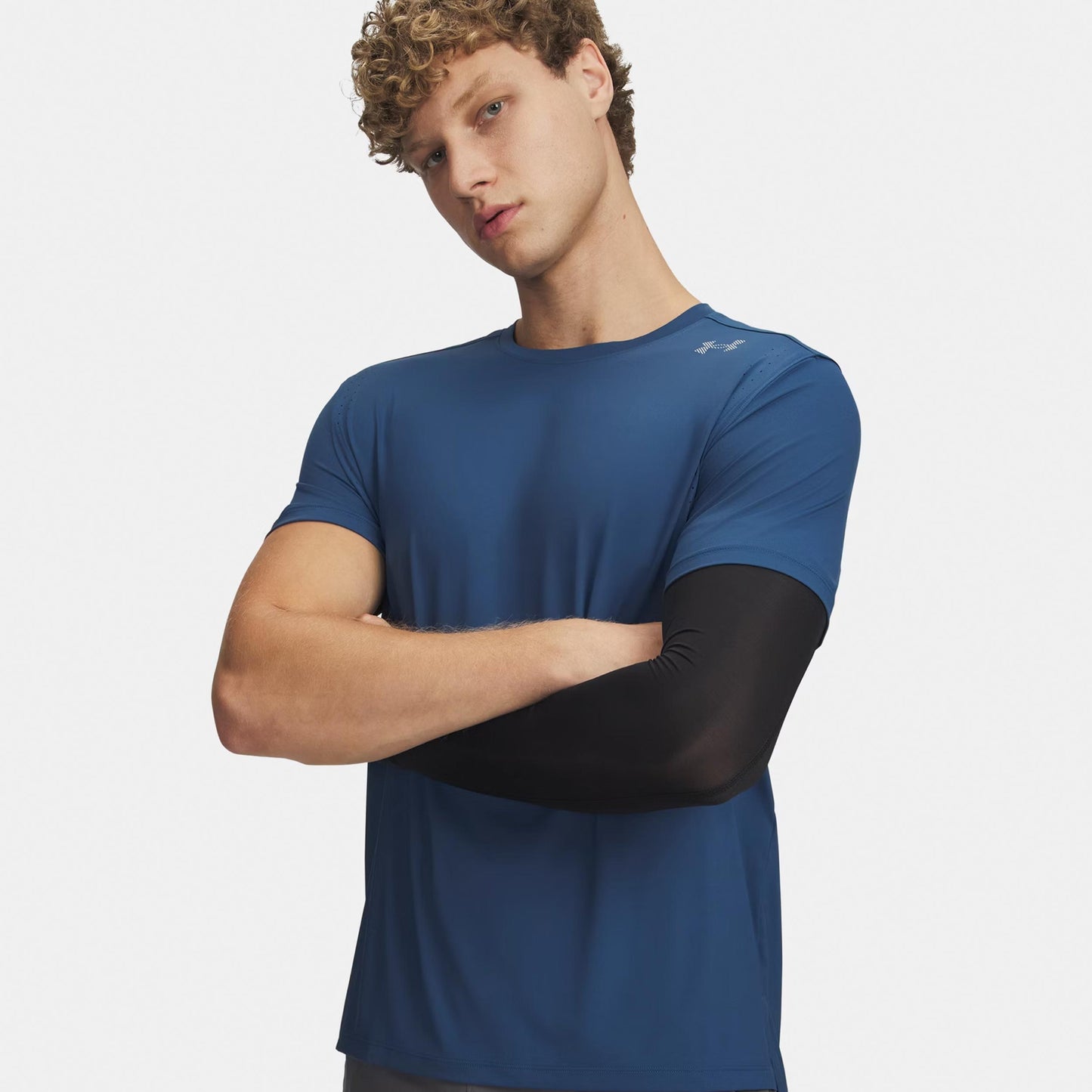 Under Armour Velociti Pro  Running shirt Men - blue, silver