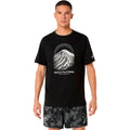 Fujitrail Logo  Laufshirt Herren - schwarz, grau