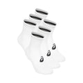 6PPK Quarter Running socks Unisex-white