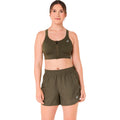 Road Combination Zip  Sport-BH Damen - grün