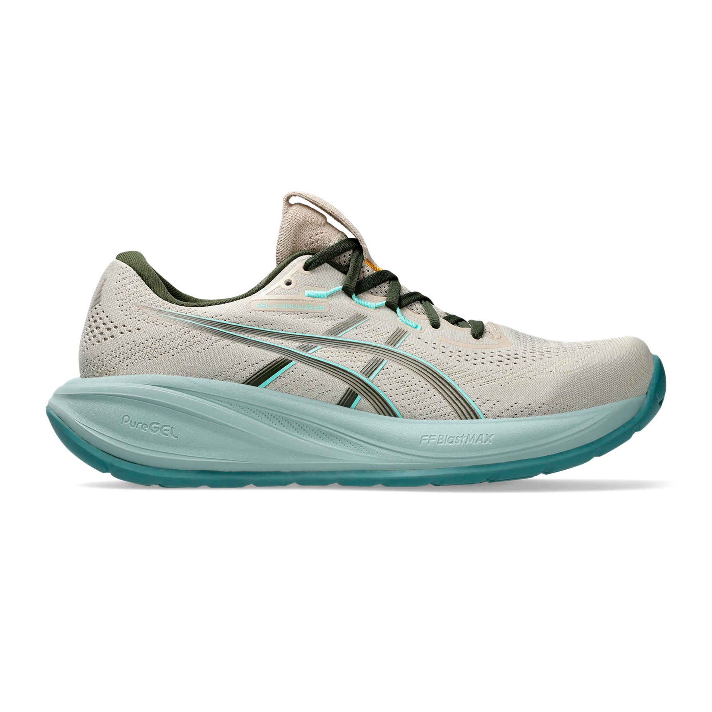 ASICS GEL-CUMULUS 28 Neutralschuh Herren - beige, blau