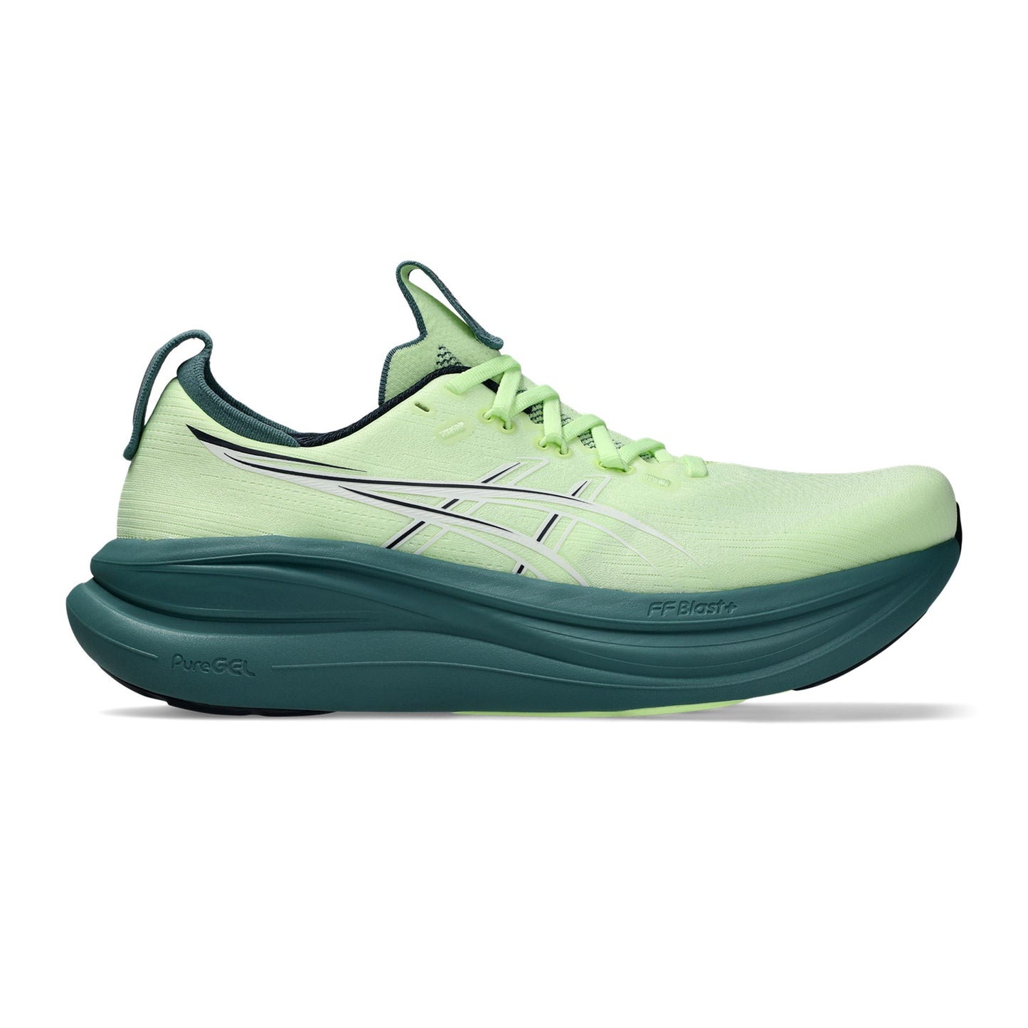 ASICS GEL-NIMBUS 28 Neutral running shoe Men - neon yellow, turquoise