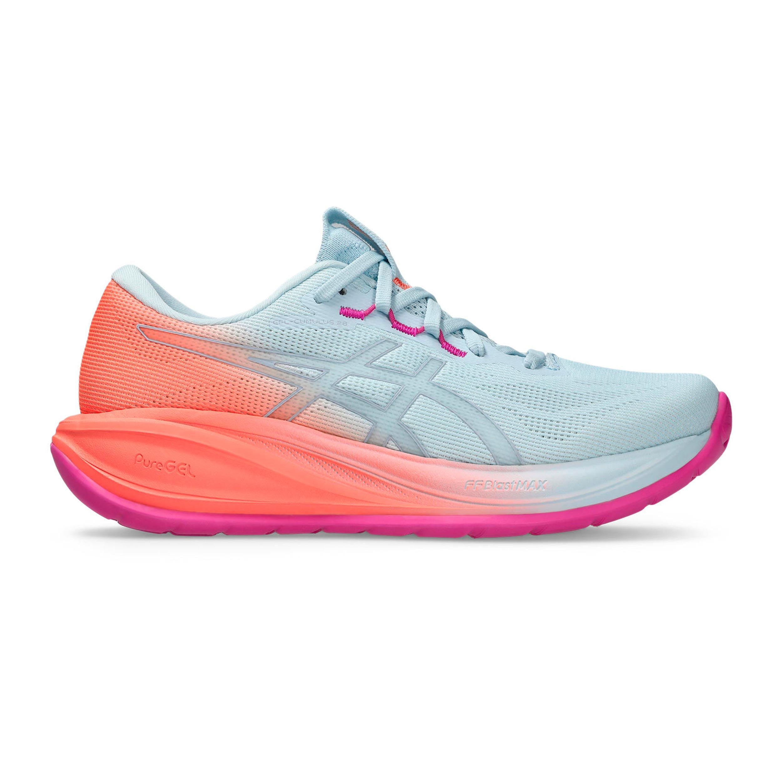 Gel-Cumulus 28 Sunny Sizzle Neutral running shoe Women - light blue, o ...