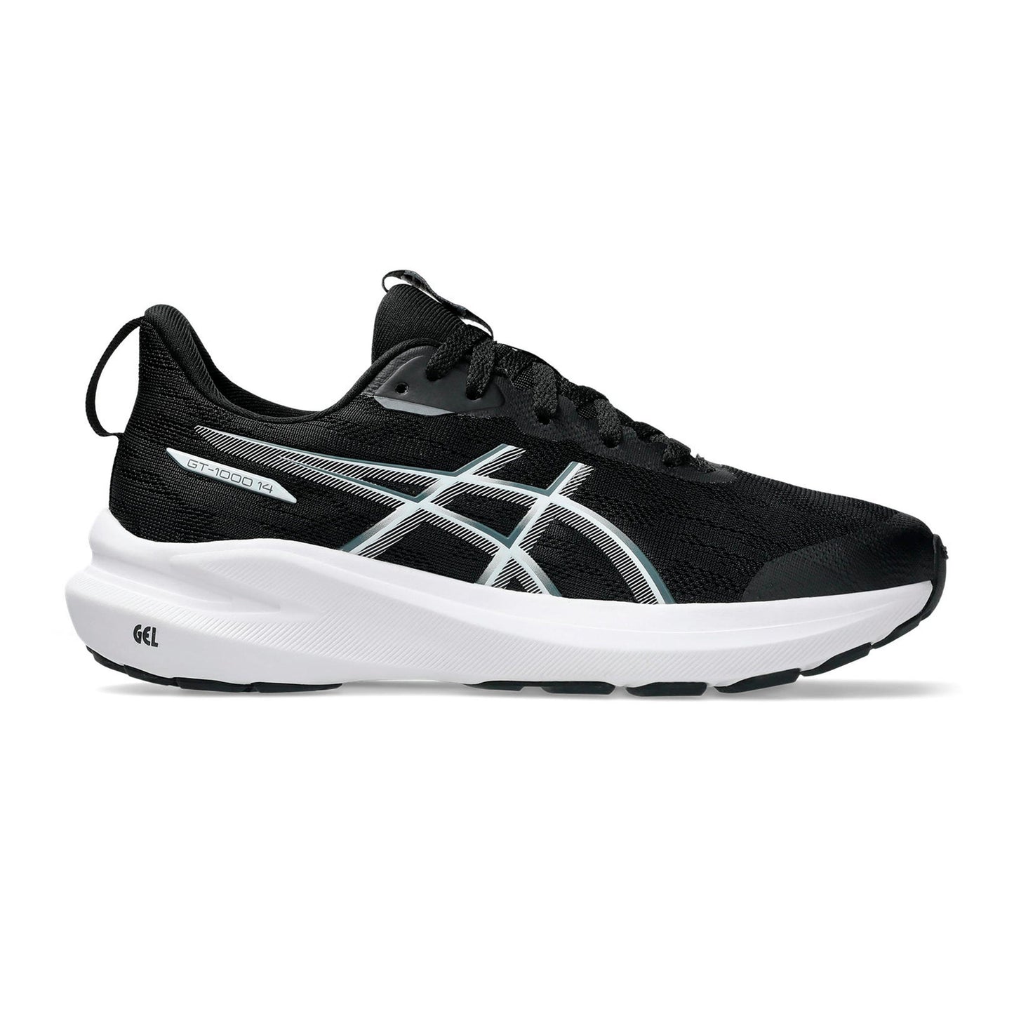 ASICS GT-1000 14 GS Stability running shoe Kids - black, grey