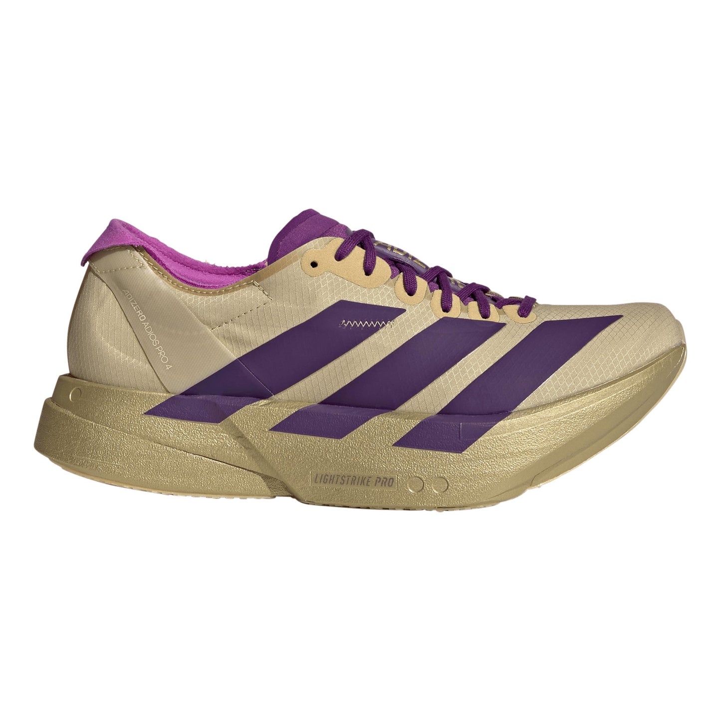 adidas adizero Adios Pro 4 Wettkampfschuh Damen - beige, lila