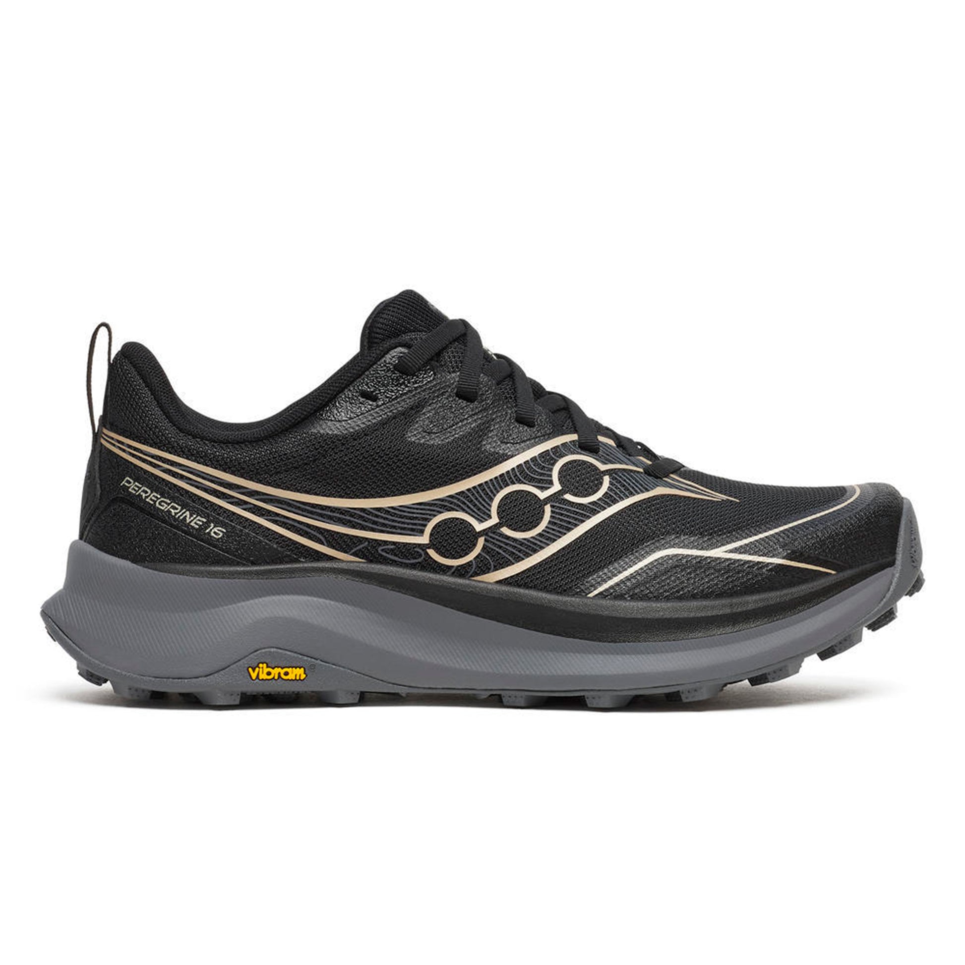 Saucony Peregrine 16 Trail running shoe Women-black, grey